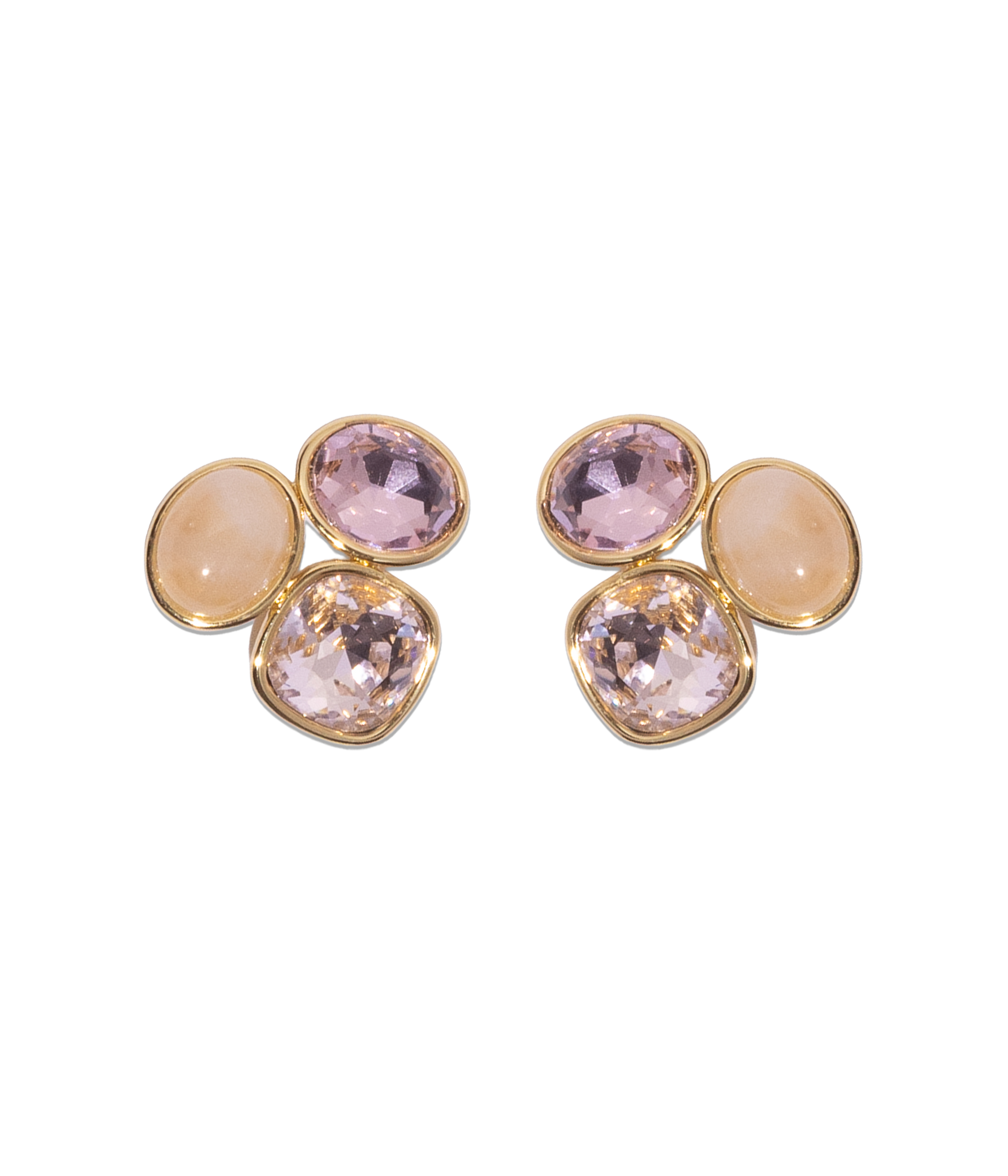 Lora Earrings in Rose