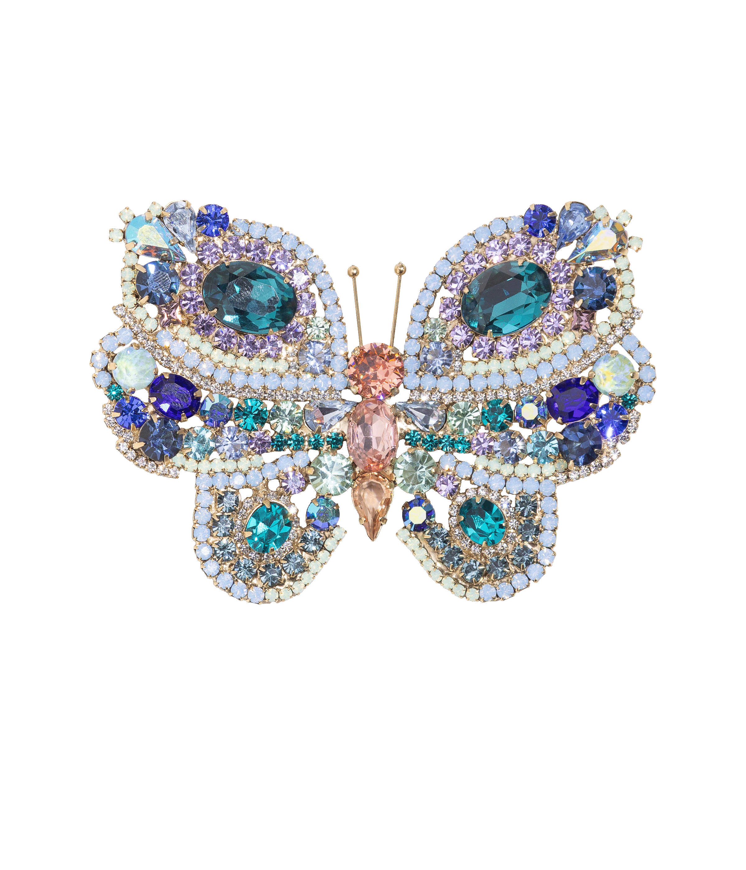 X-Large Butterfly in Zircon / Apricot / Violet
