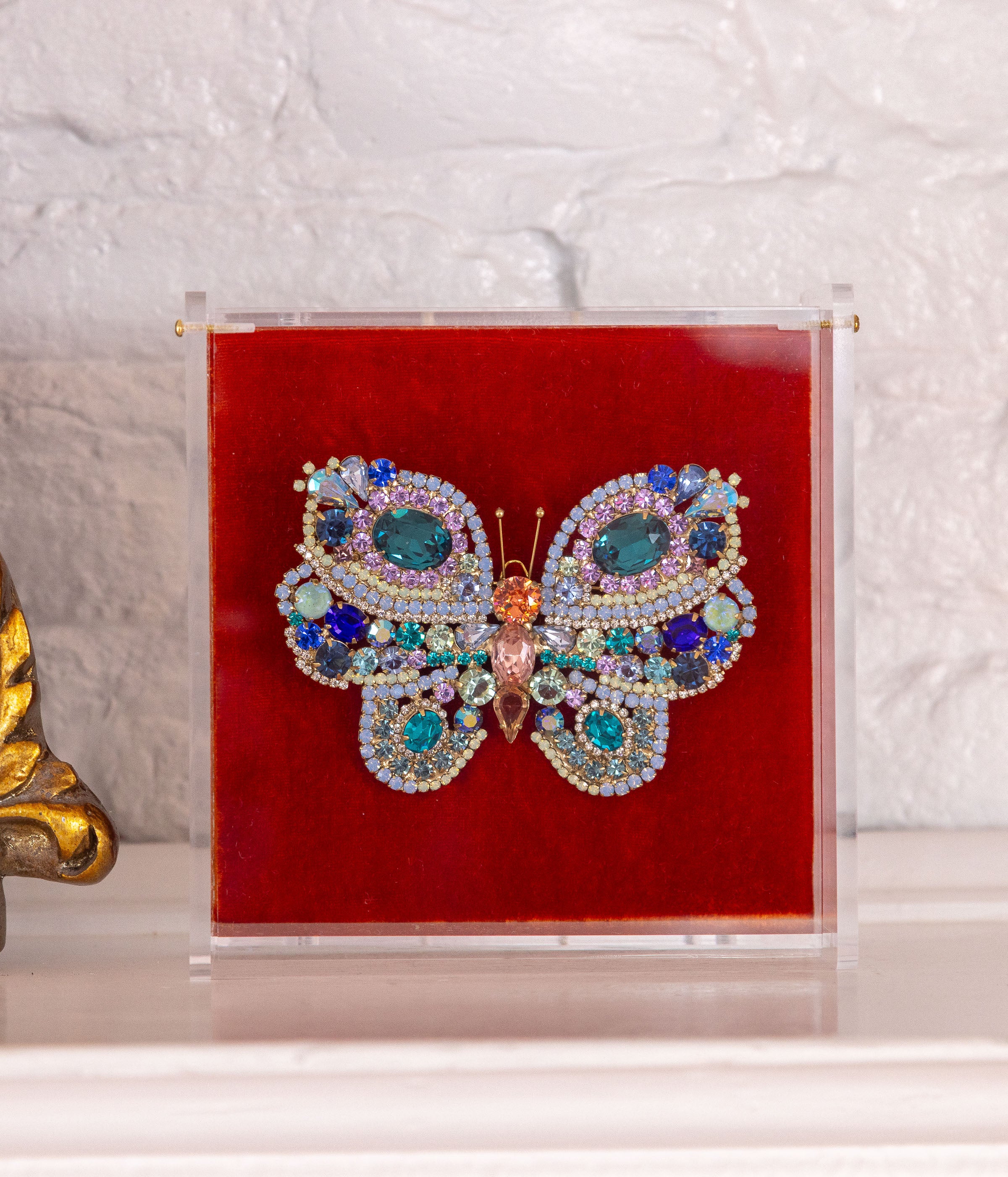 X-Large Butterfly in Zircon / Apricot / Violet