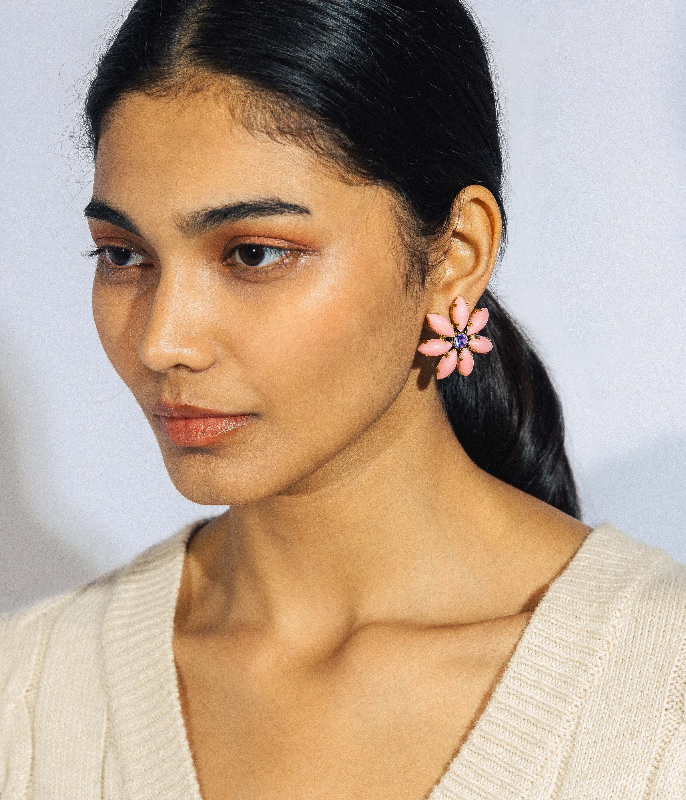 Violetta Earrings in Blue