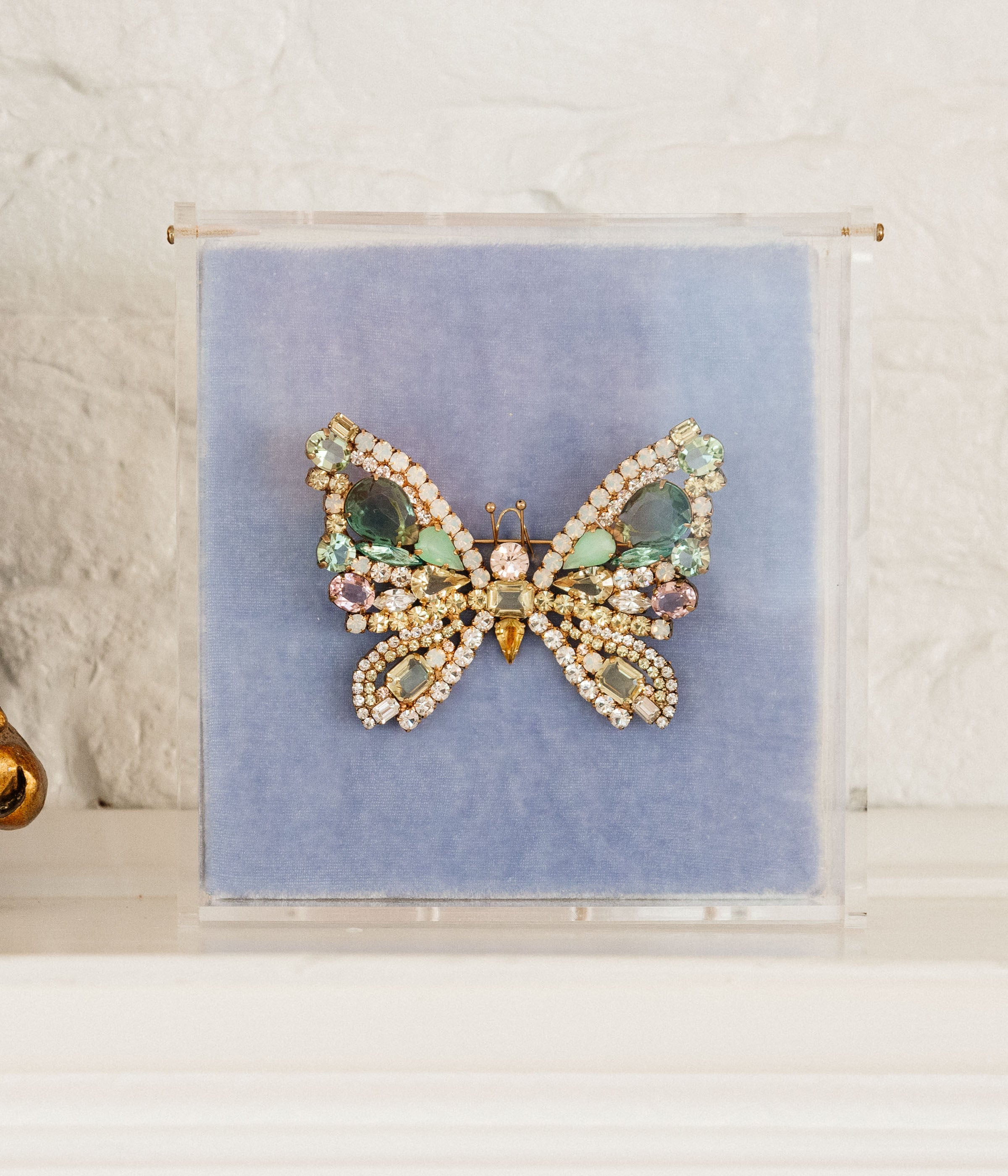 Large Butterfly in Chrysolite / Jonquil / Montana
