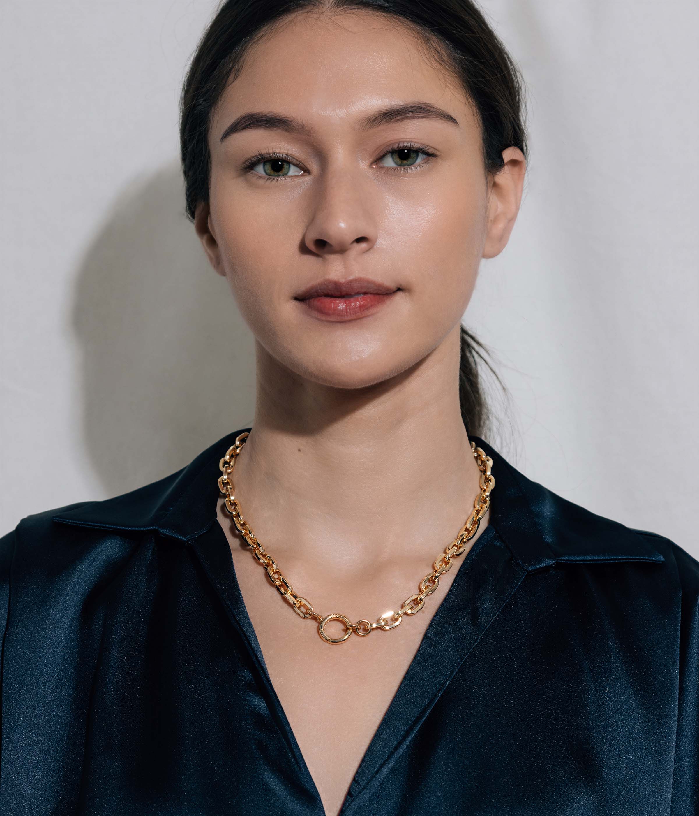 Caelia Necklace in Gold