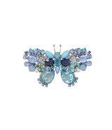 Small Butterfly in Aqua / Montana / Light Sapphire