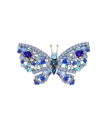 Small Butterfly in Cobalt / Light Sapphire / Aqua
