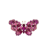 Medium Butterfly in Fuchsia / Ruby