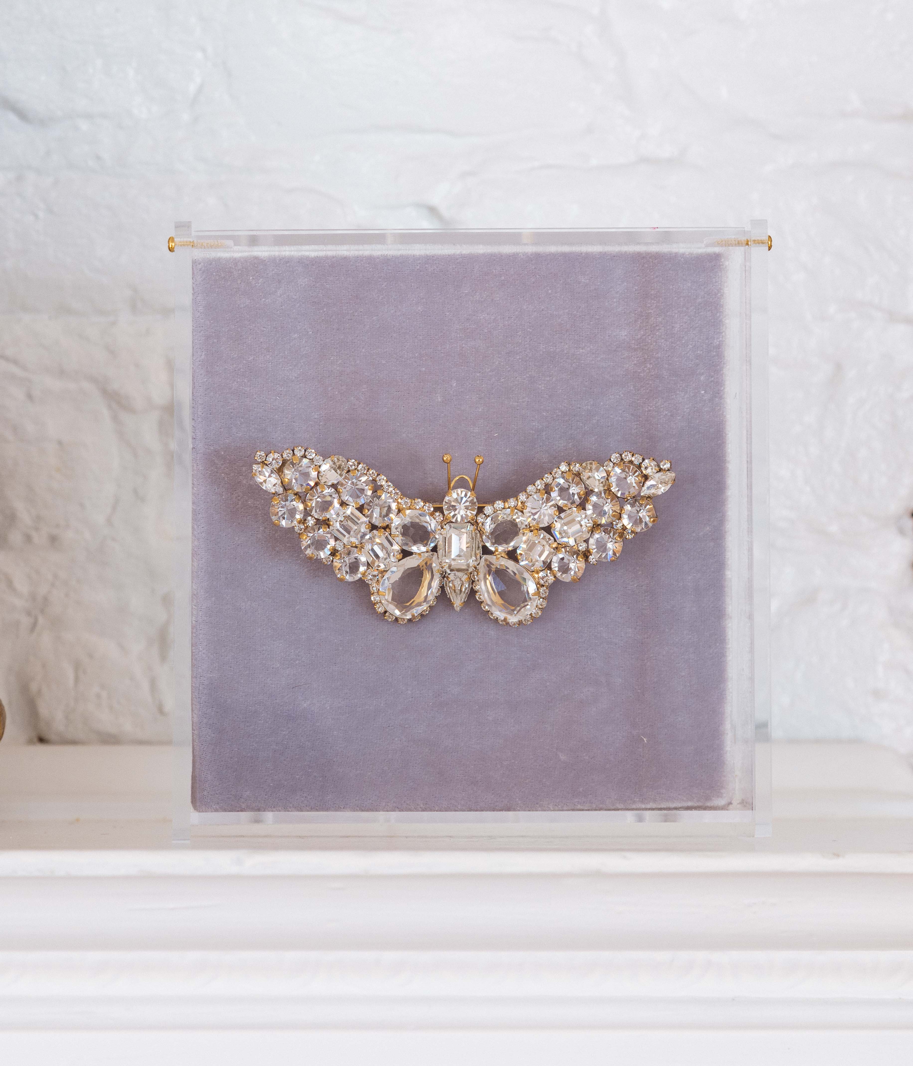 Medium Butterfly in Crystal