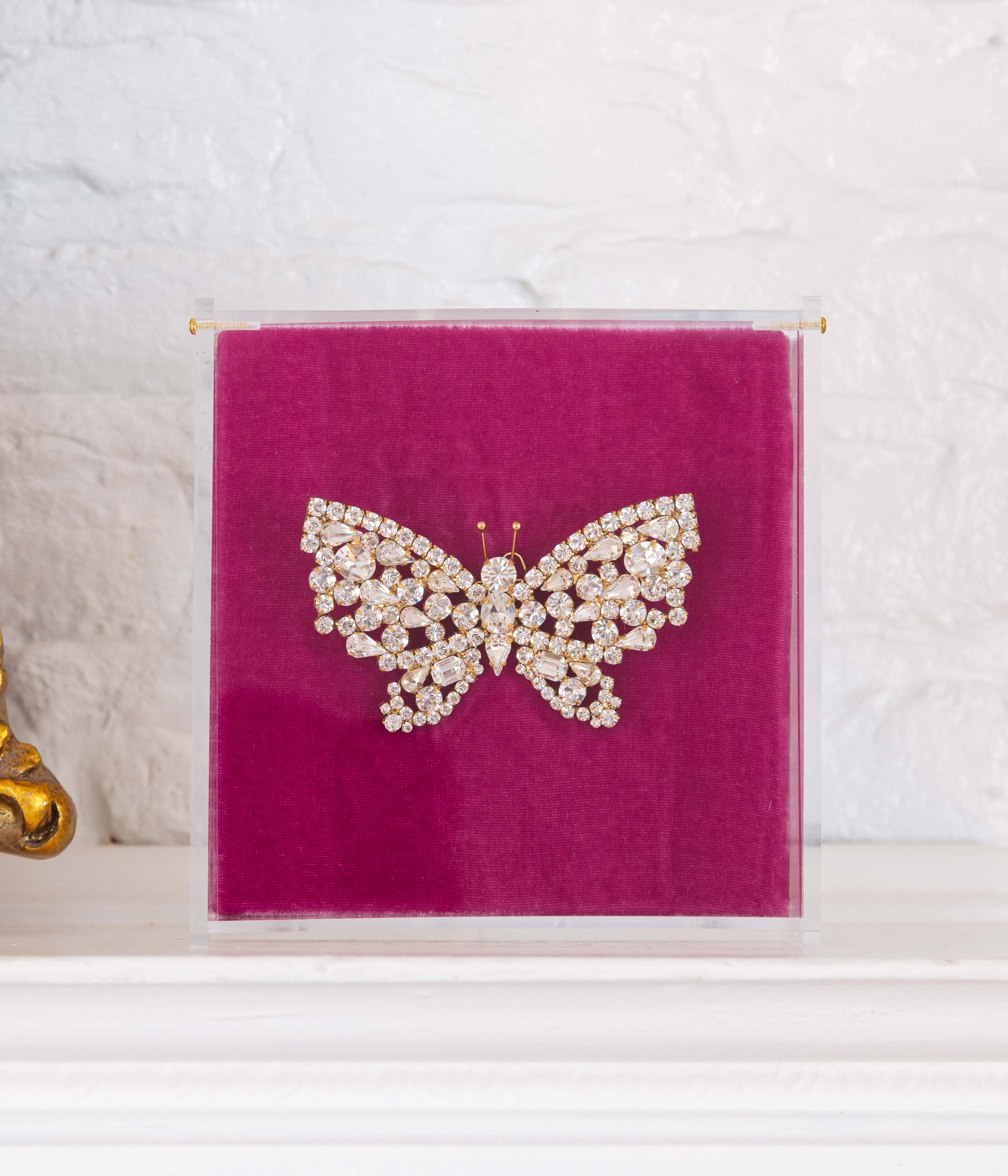 Large Butterfly in Crystal