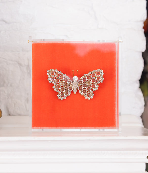 Large Butterfly in Crystal