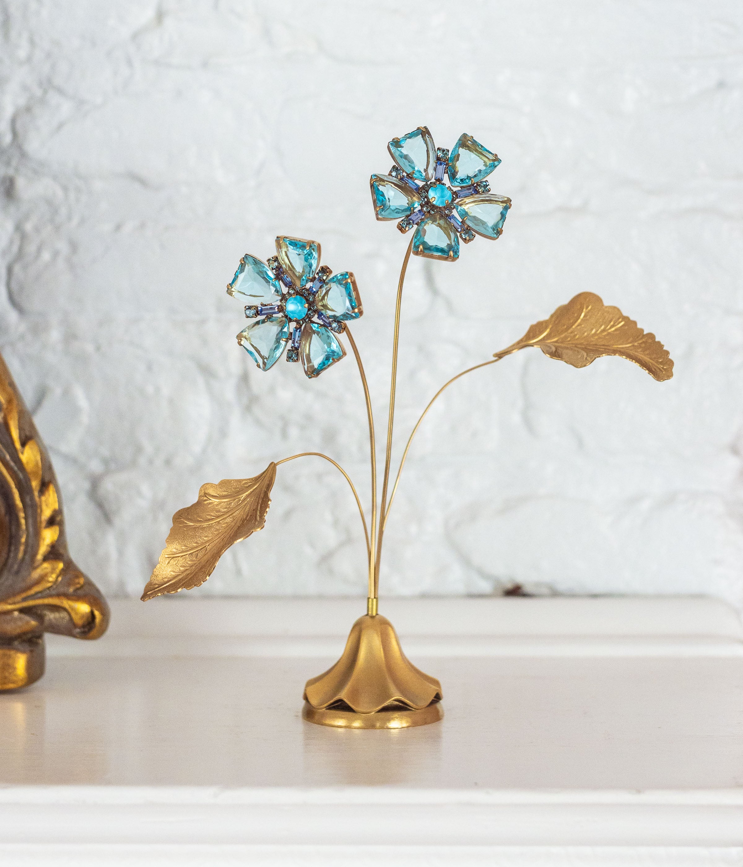 Blue Flax Flower Specimen