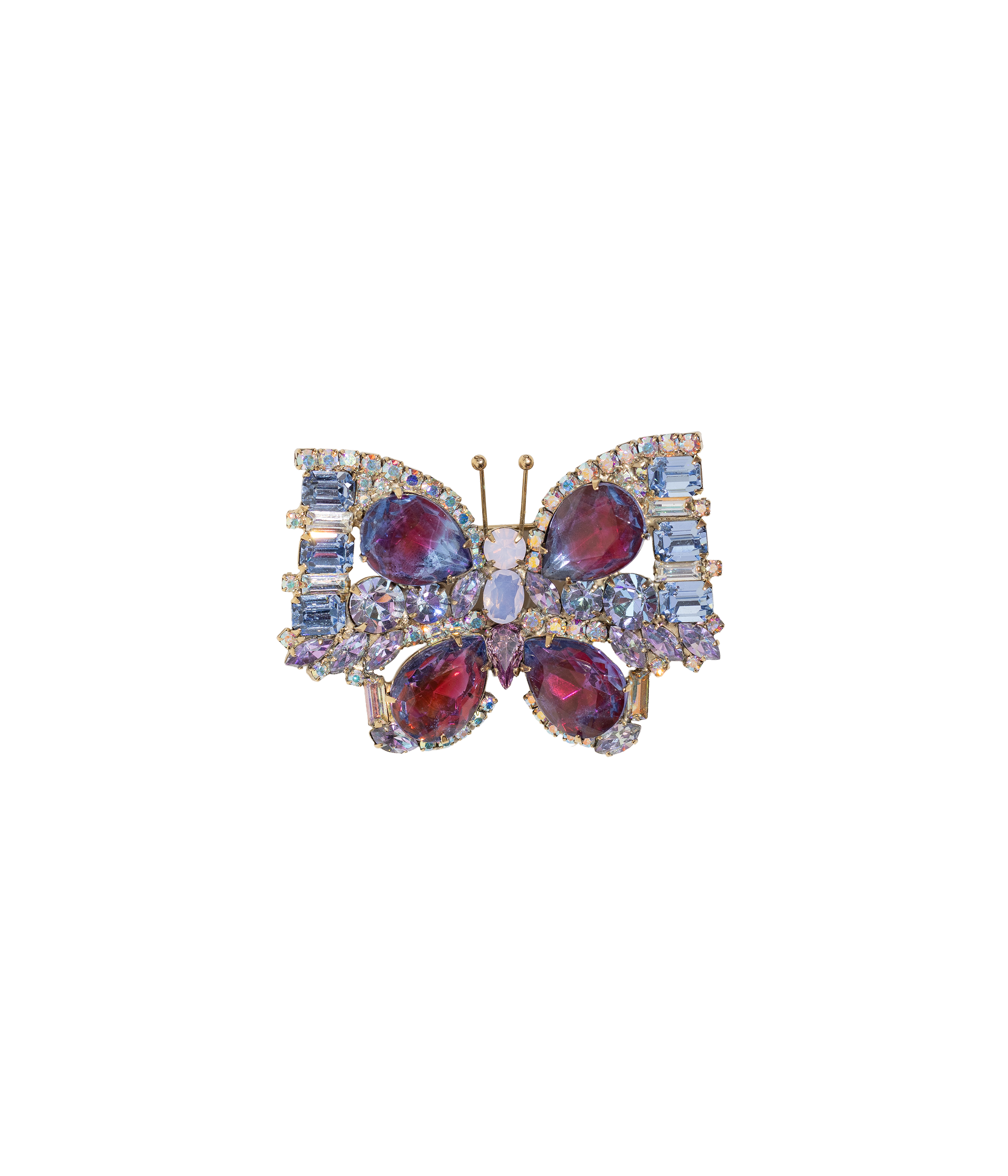 Small Butterfly in Light Sapphire / Crystal AB / Rose Opal - Loren Hope