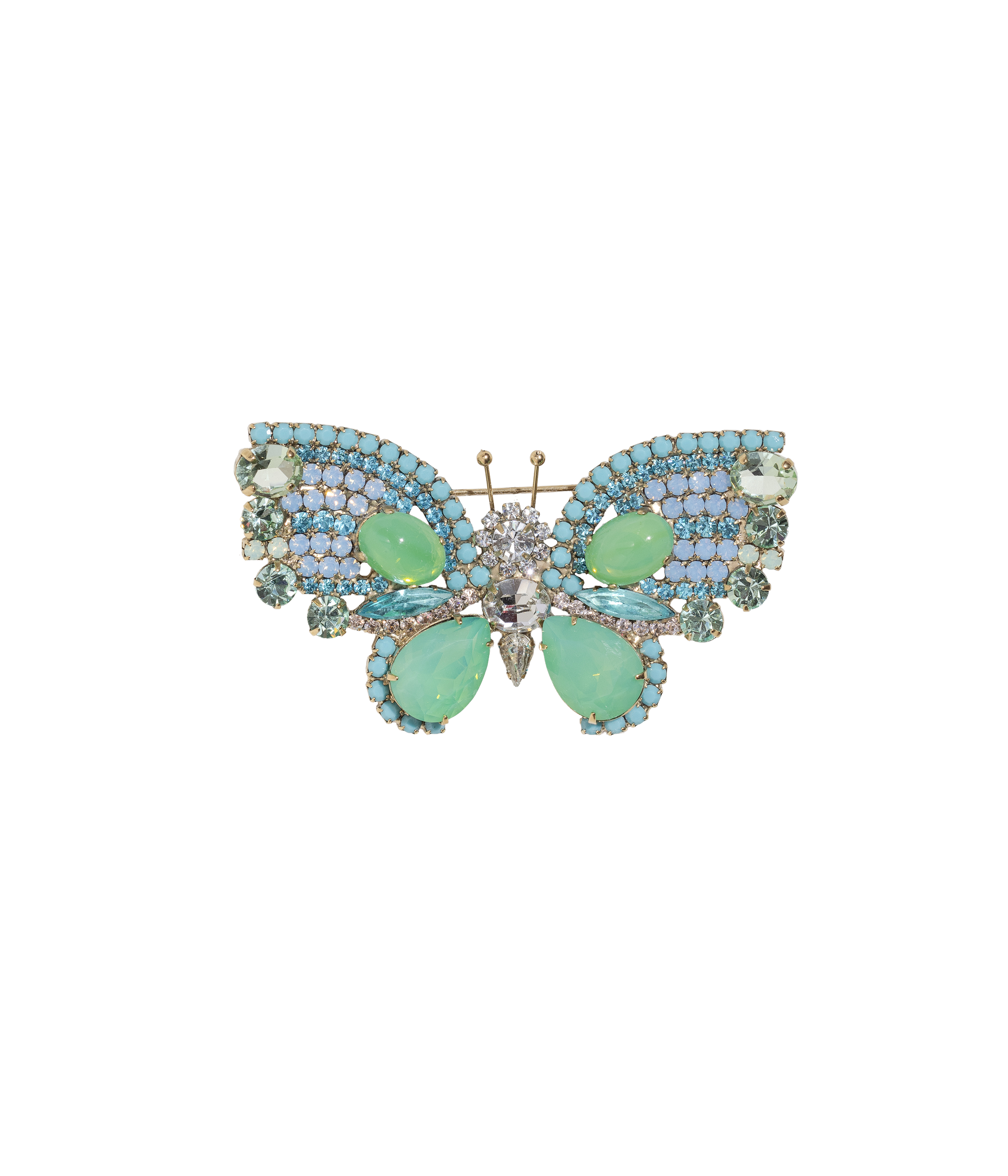 Medium Butterfly in Pacific Opal / Turquoise / Air Blue Opal - Loren Hope
