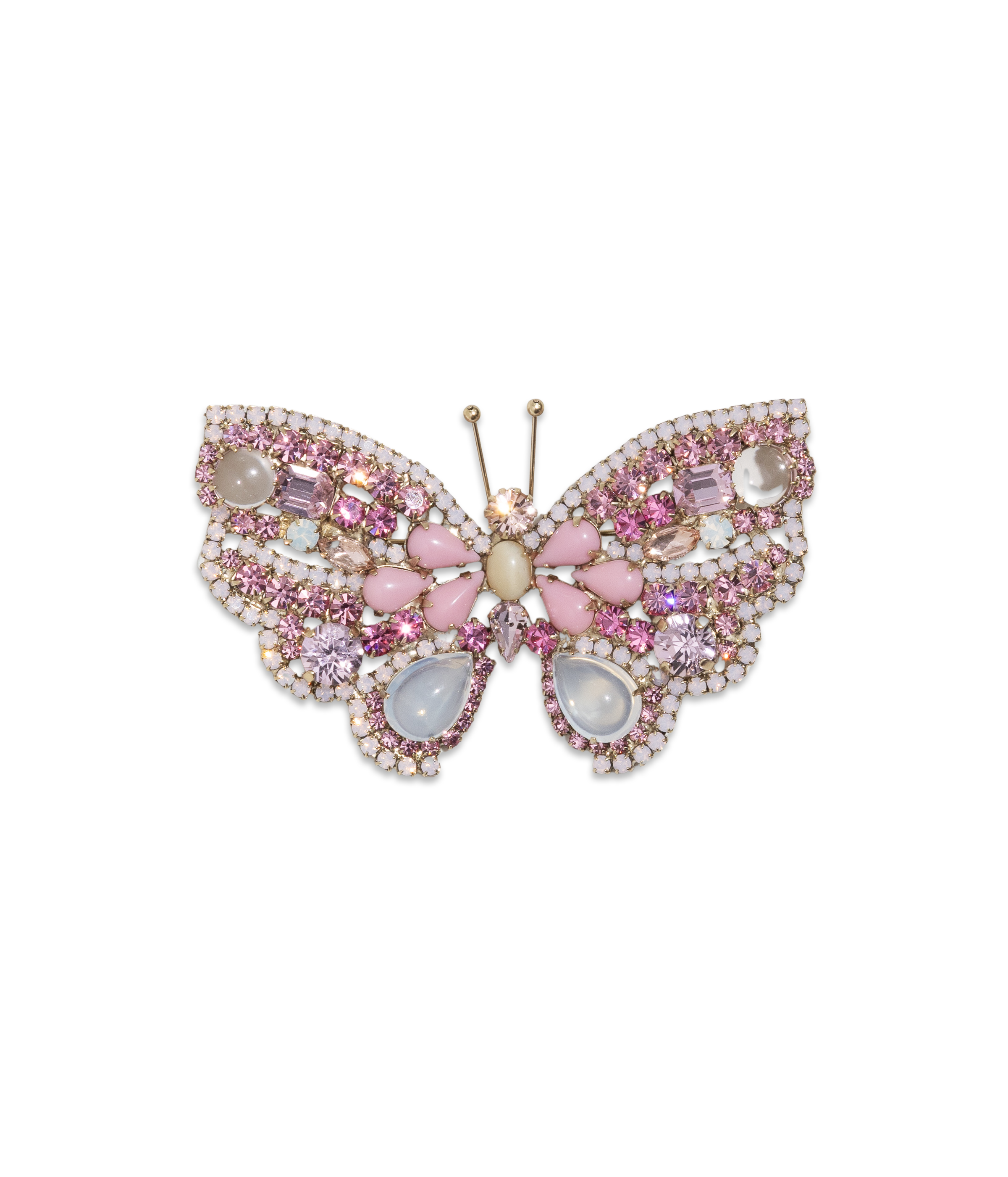 Large Butterfly in Vintage Rose / Rose / Light Rose Opal