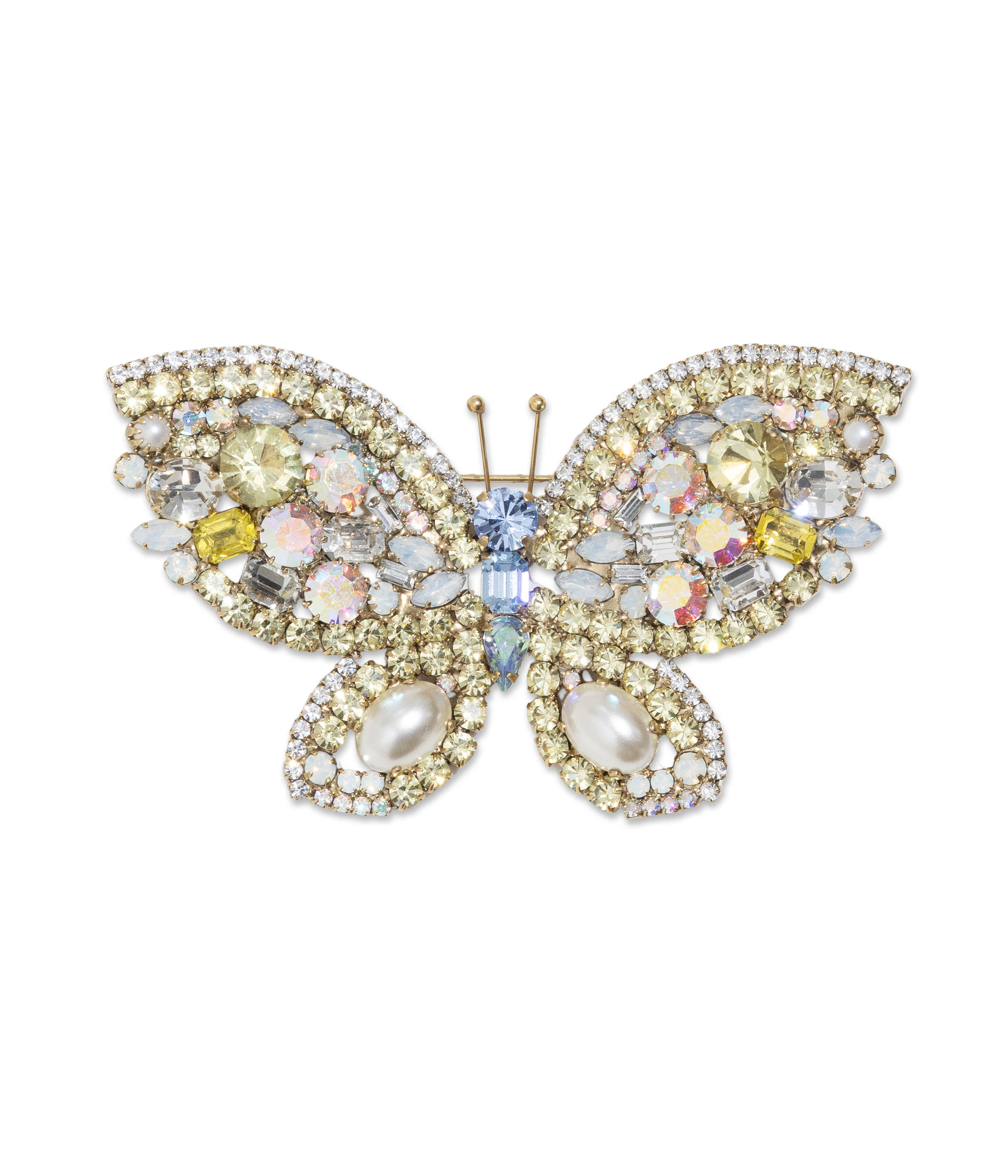X-Large Butterfly in Pearl / Jonquil / Iridescent