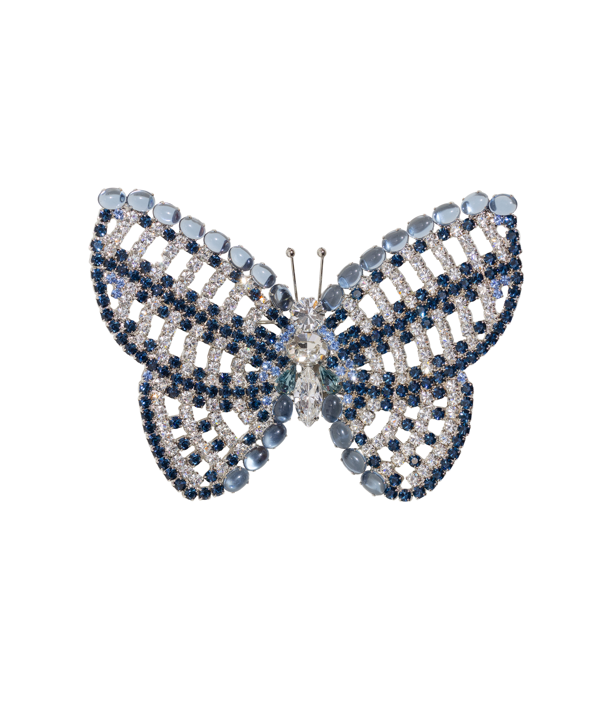 X-Large Butterfly in Crystal / Montana / Light Sapphire - Loren Hope