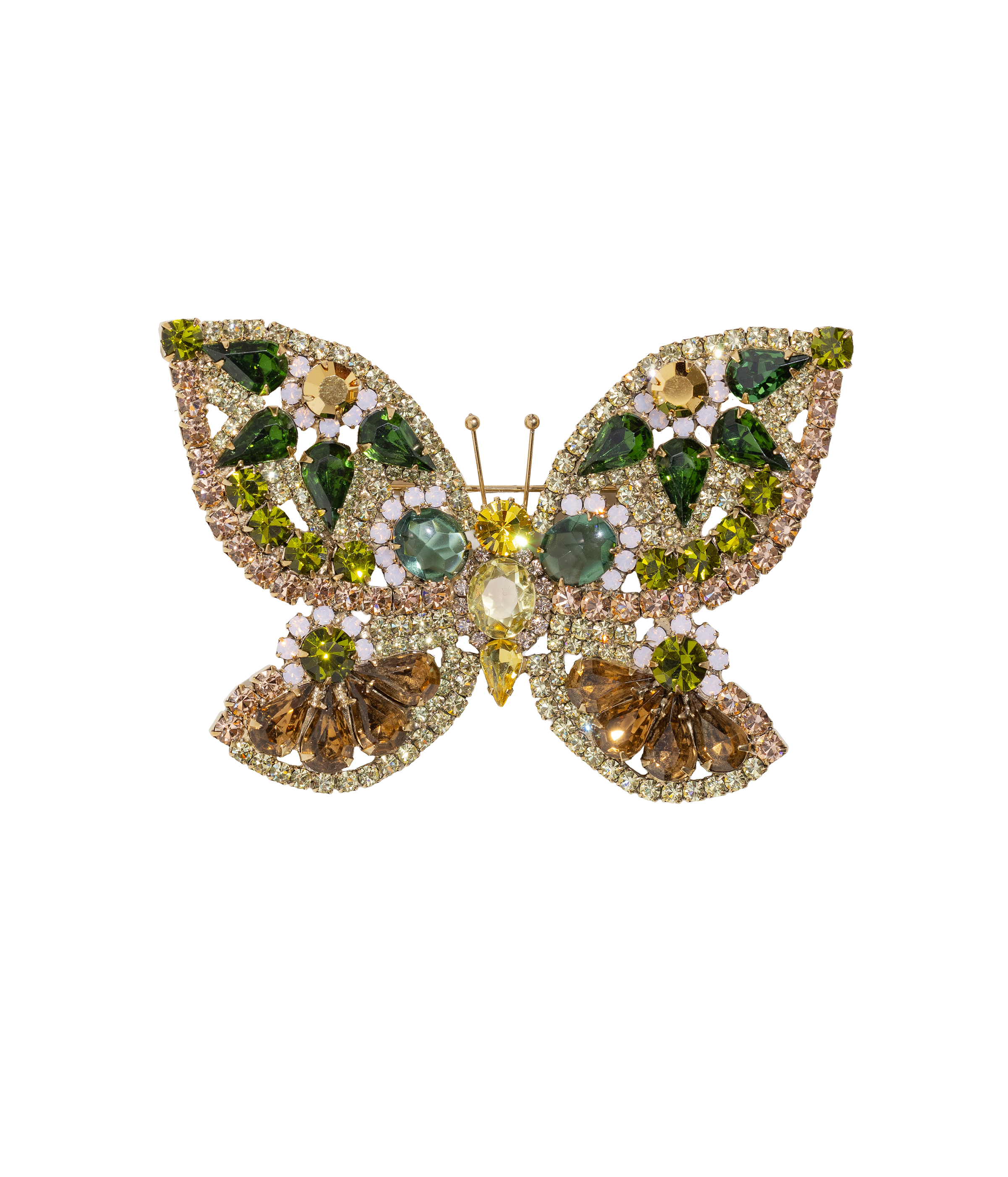 X-Large Butterfly in Olivine / Jonquil / Light Peach - Loren Hope