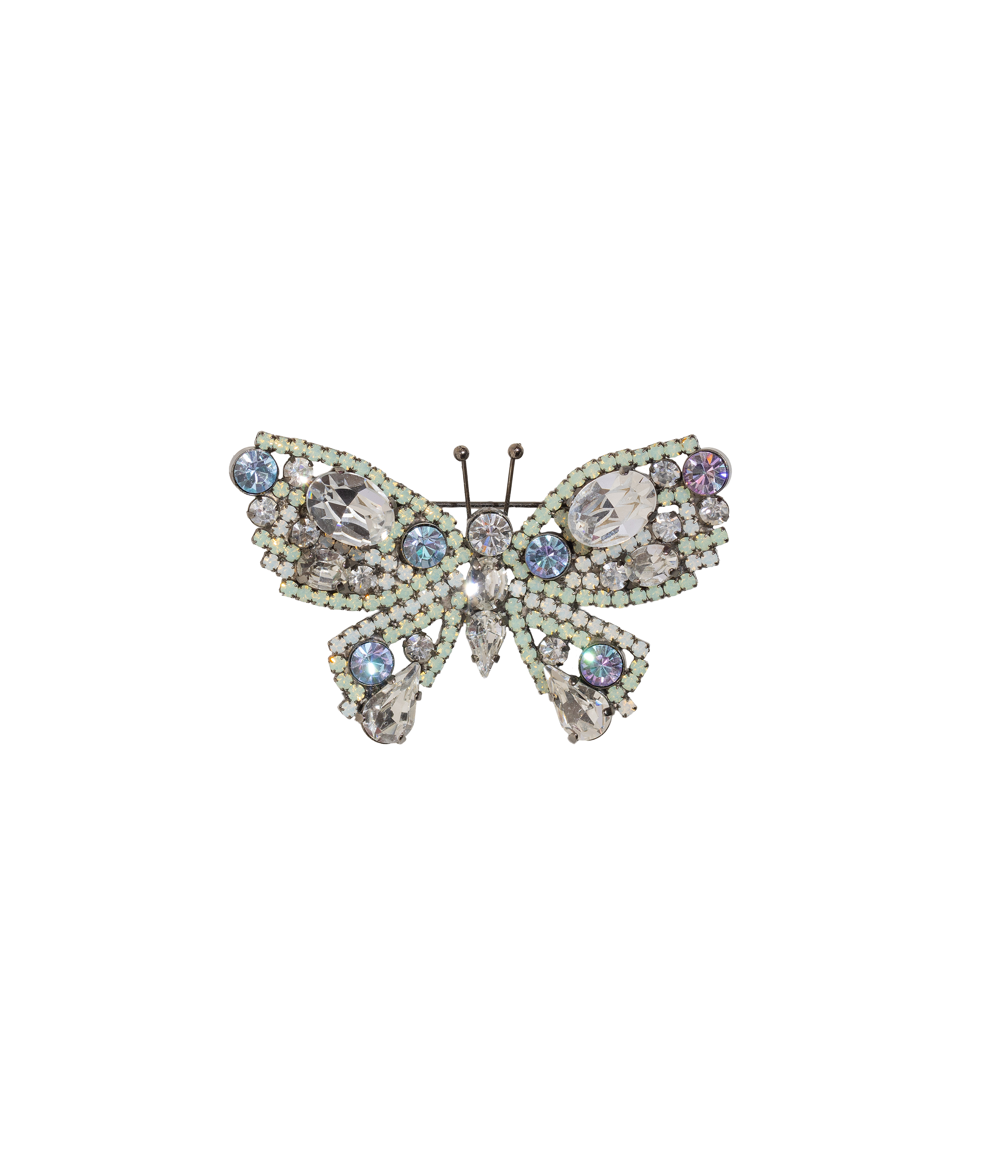 Small Butterfly in Chrysolite Opal / Crystal / Vitrail Light - Loren Hope