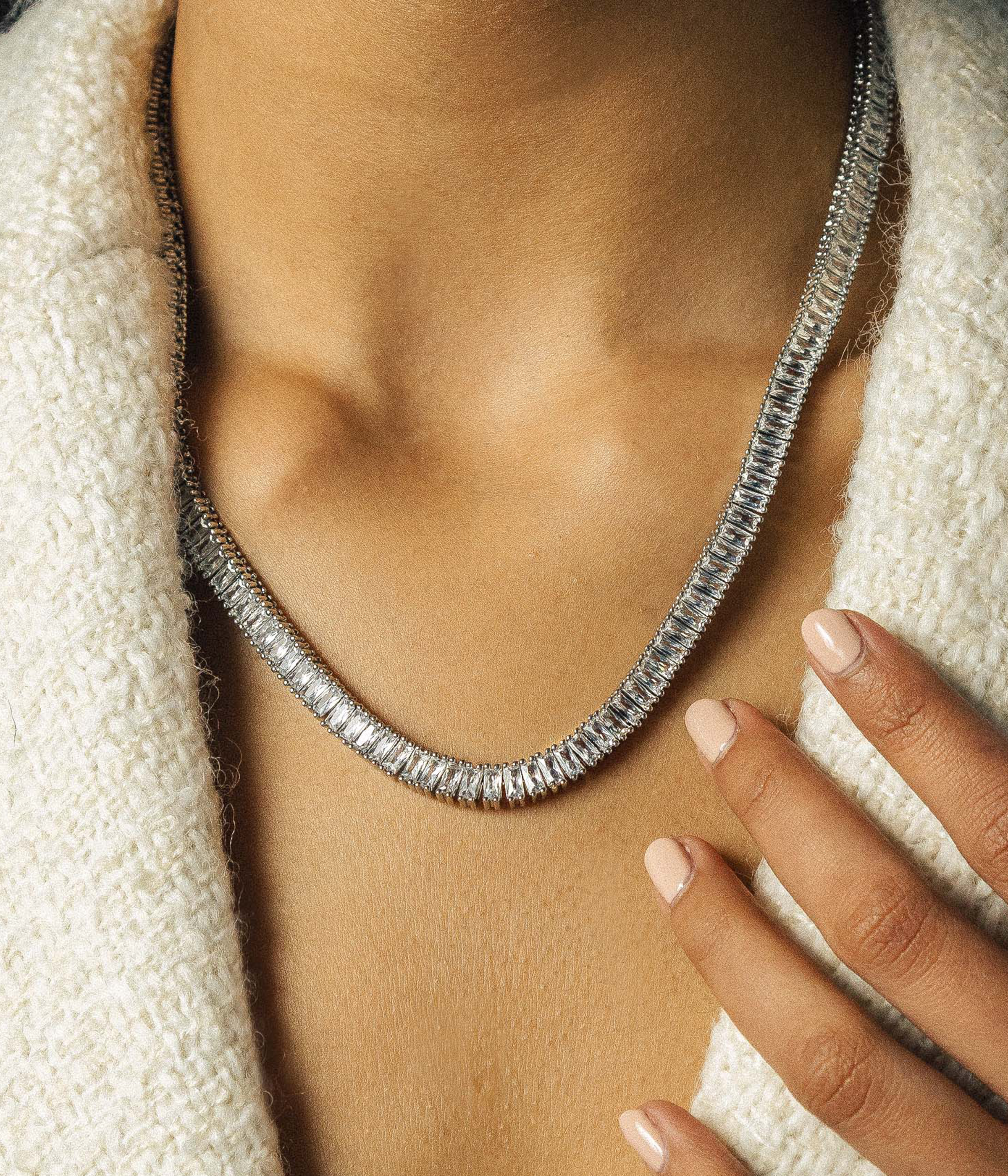 Alice Tennis Slider Necklace