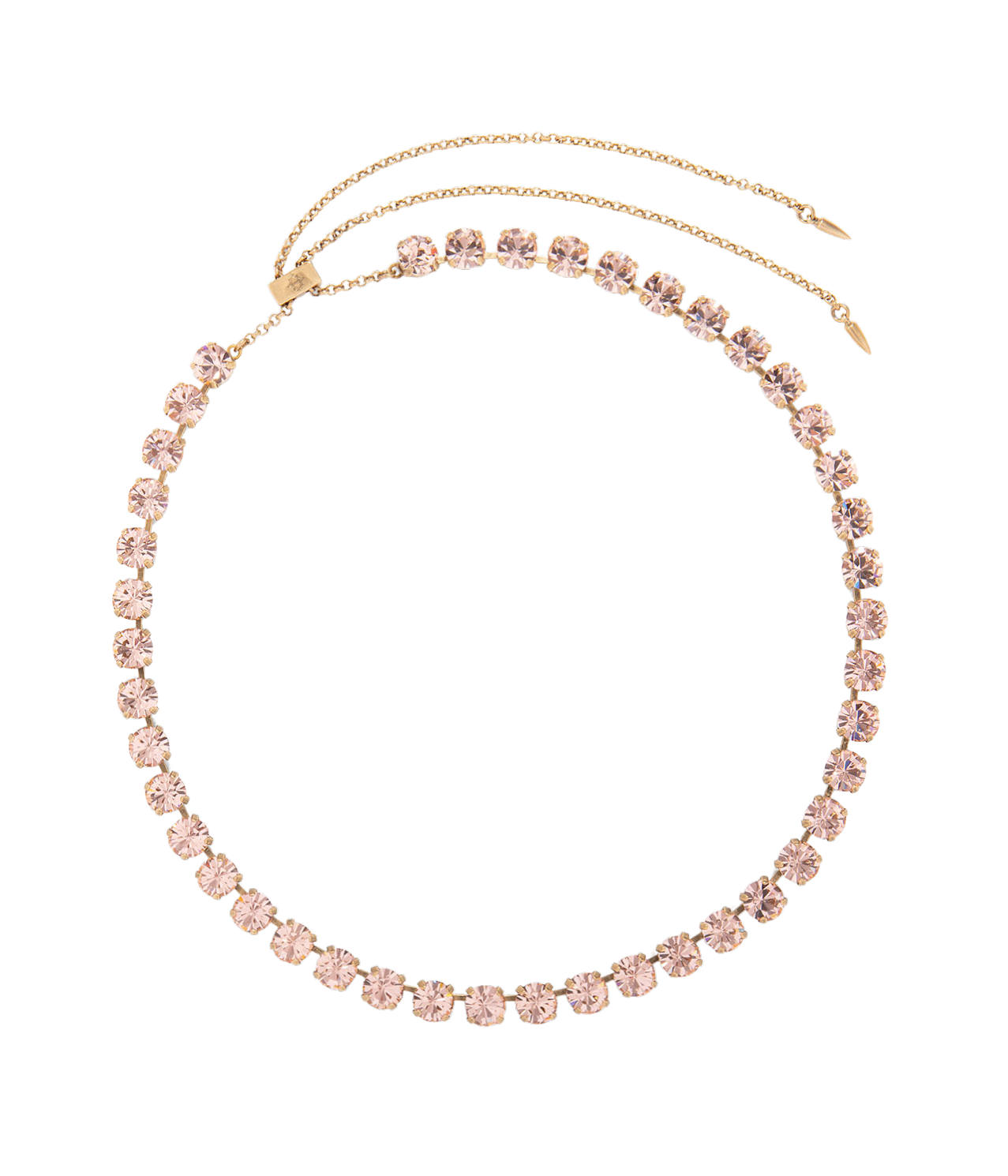 Arista Slider Necklace in Vintage Rose