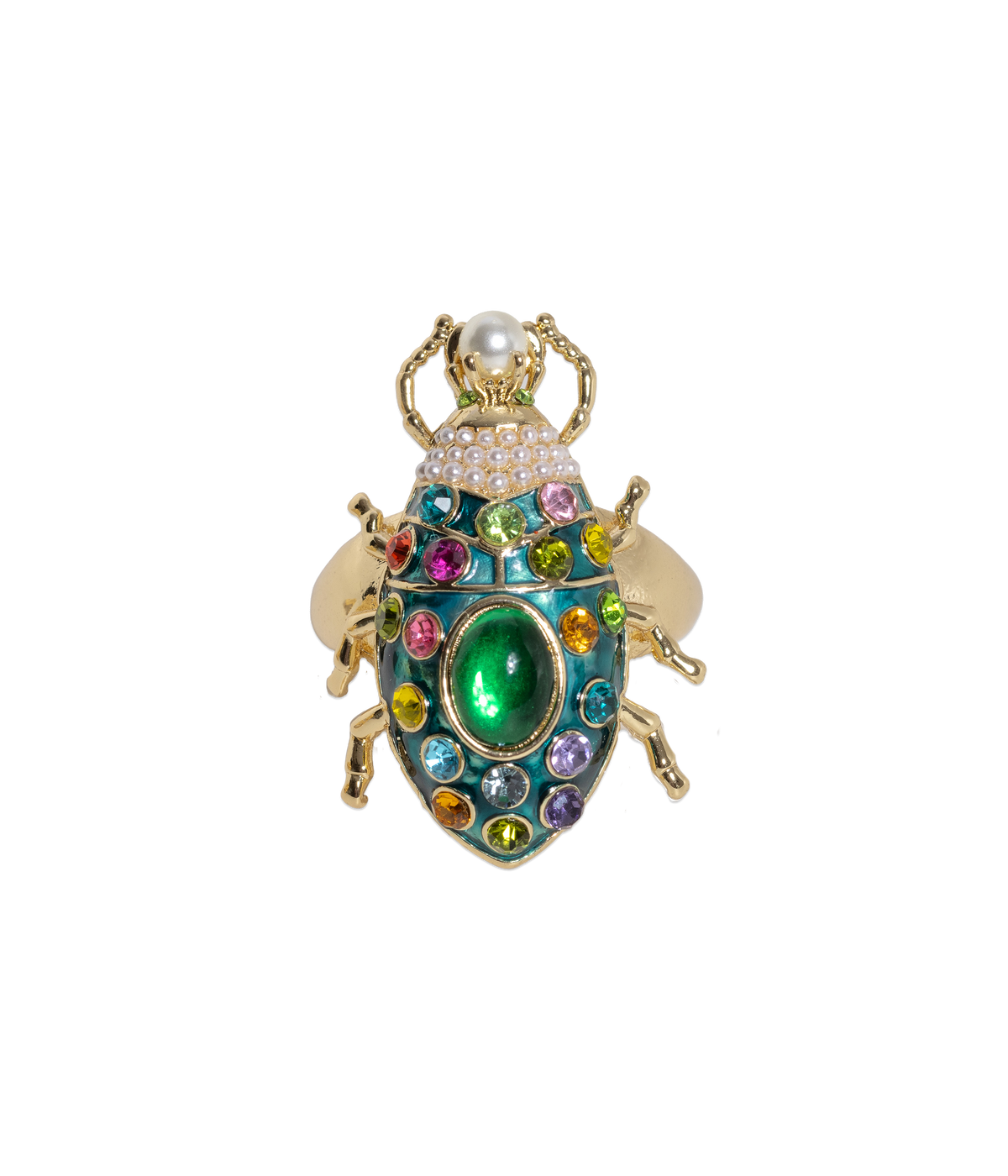 Bibi Beetle Cocktail Ring