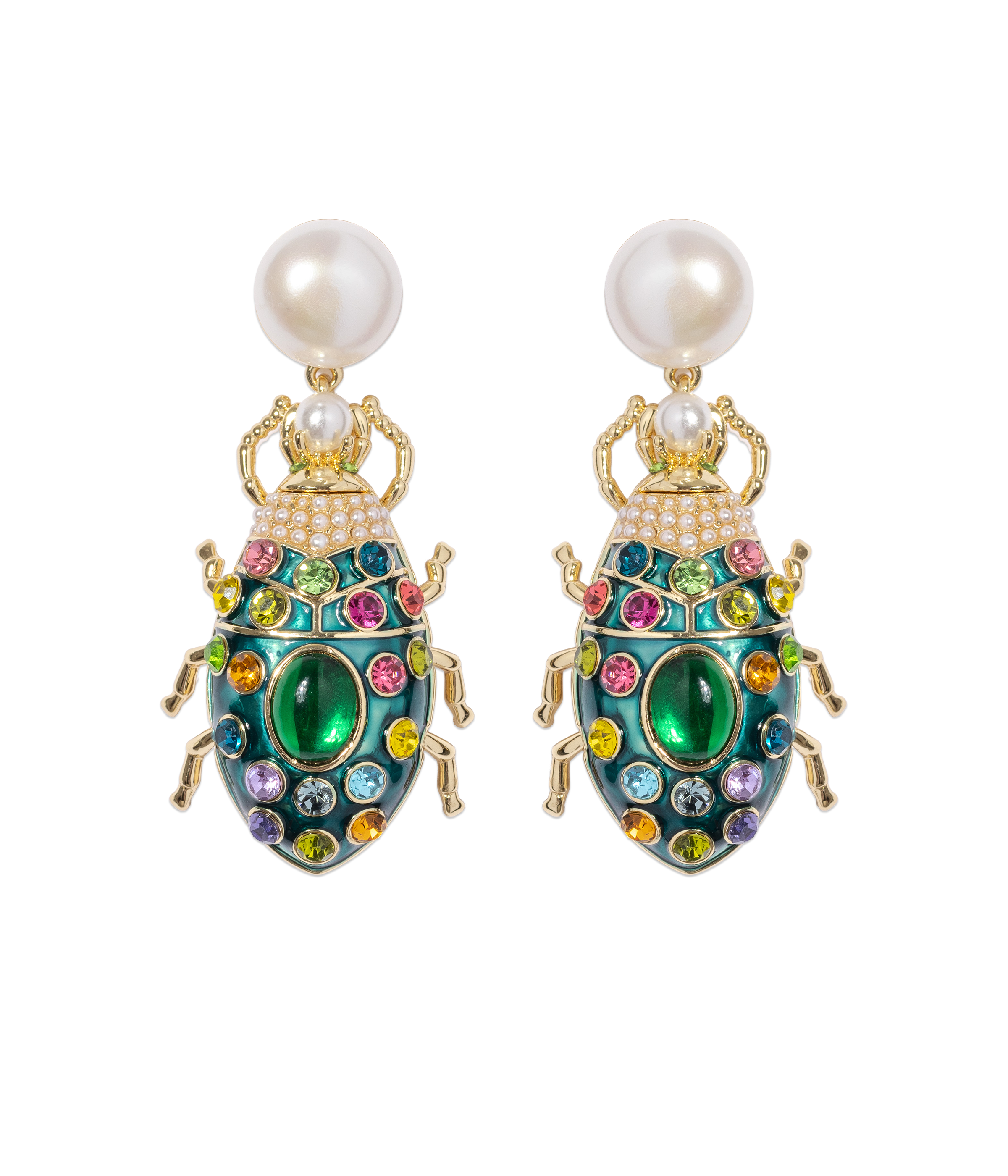 Bibi Beetle Earrings