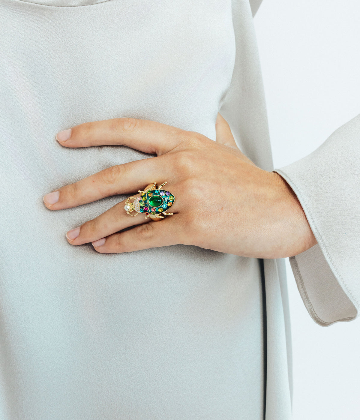 Bibi Beetle Cocktail Ring