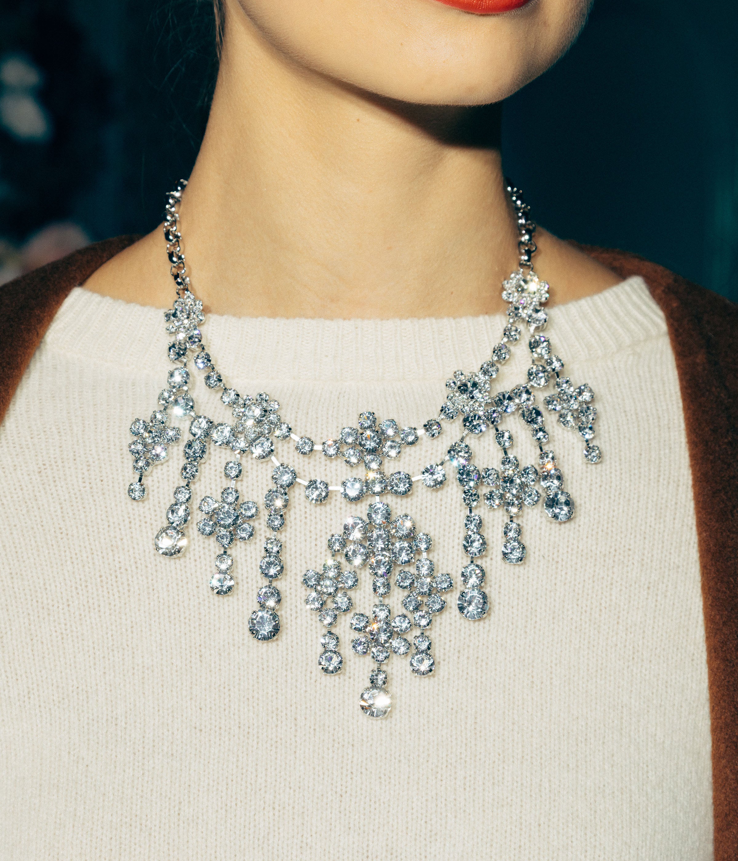 Isabella Crystal Statement Necklace