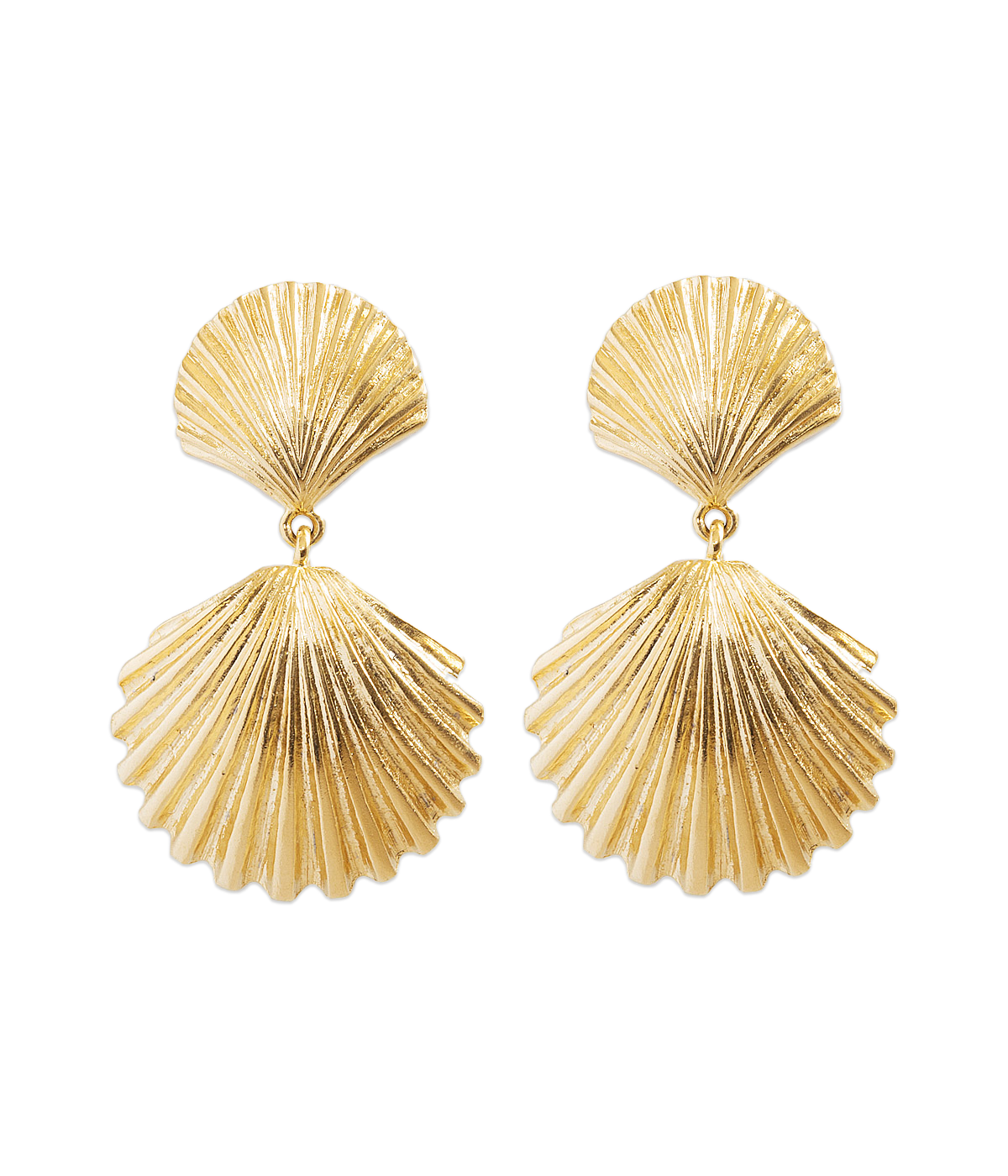 De la Mer Shell Earrings