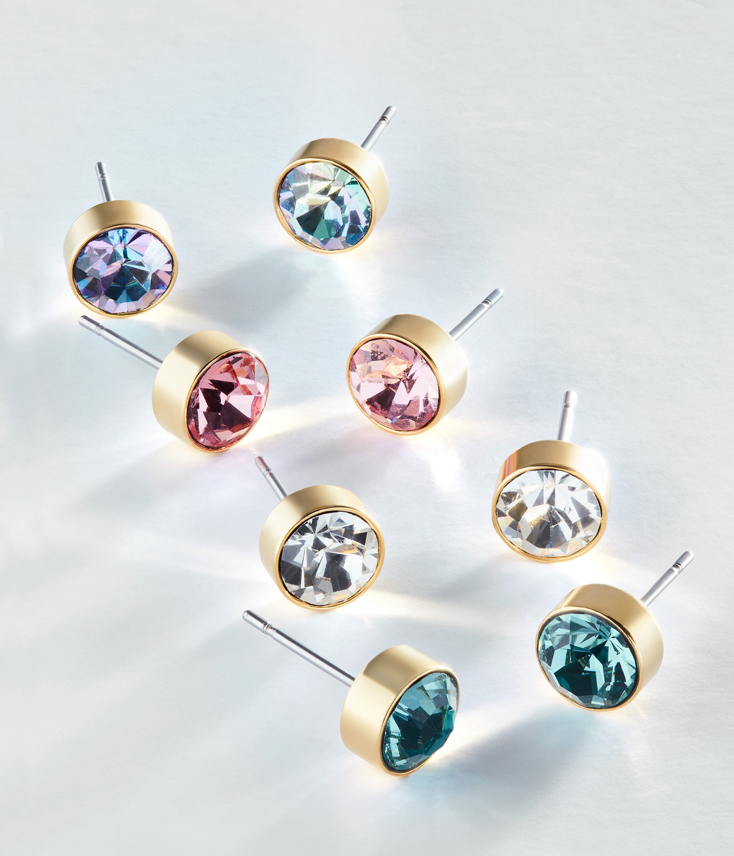 Demi Studs in Blush