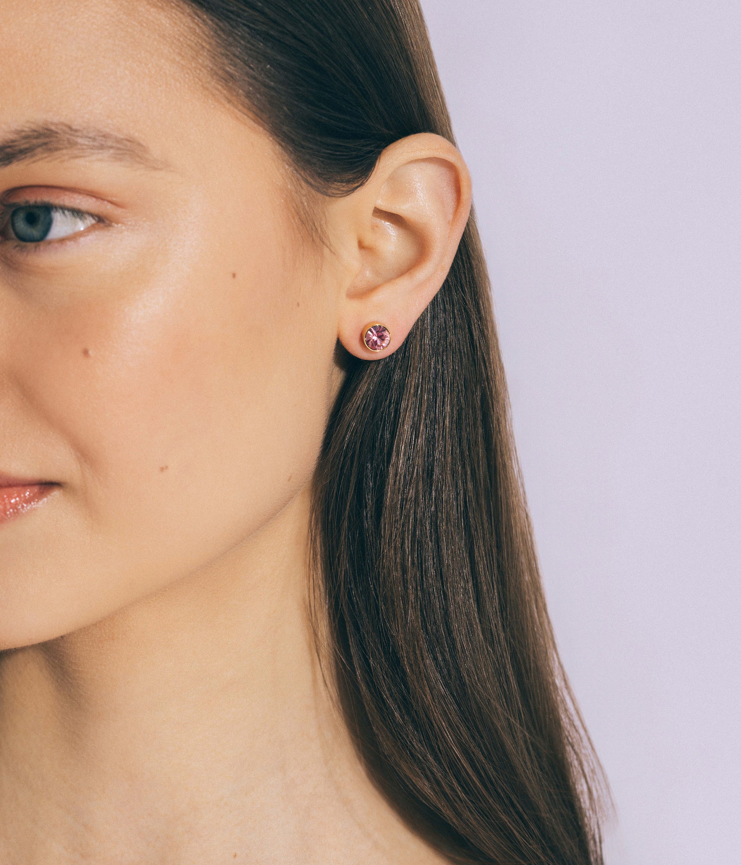 Demi Studs in Blush - Loren Hope