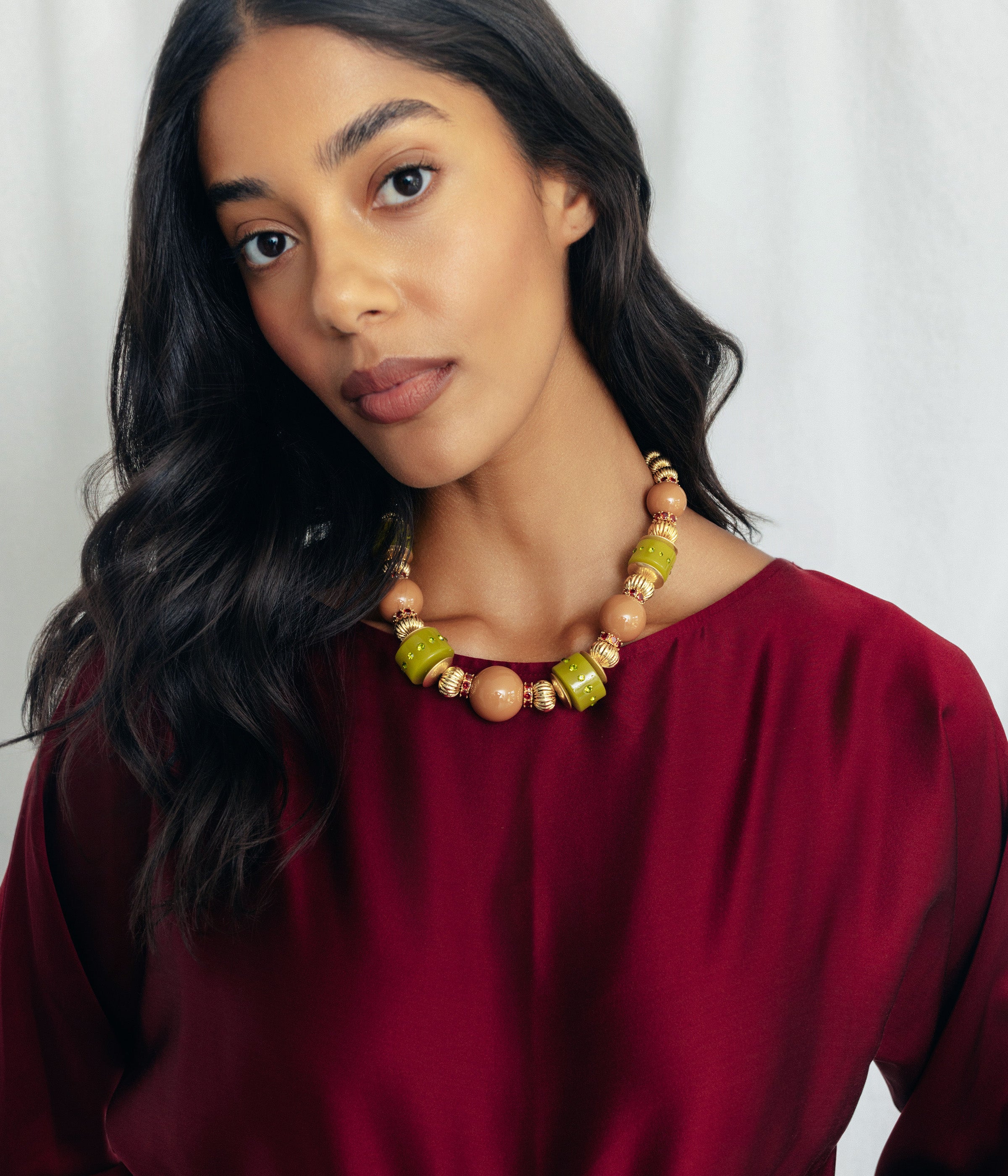 Dominque Beaded Necklace