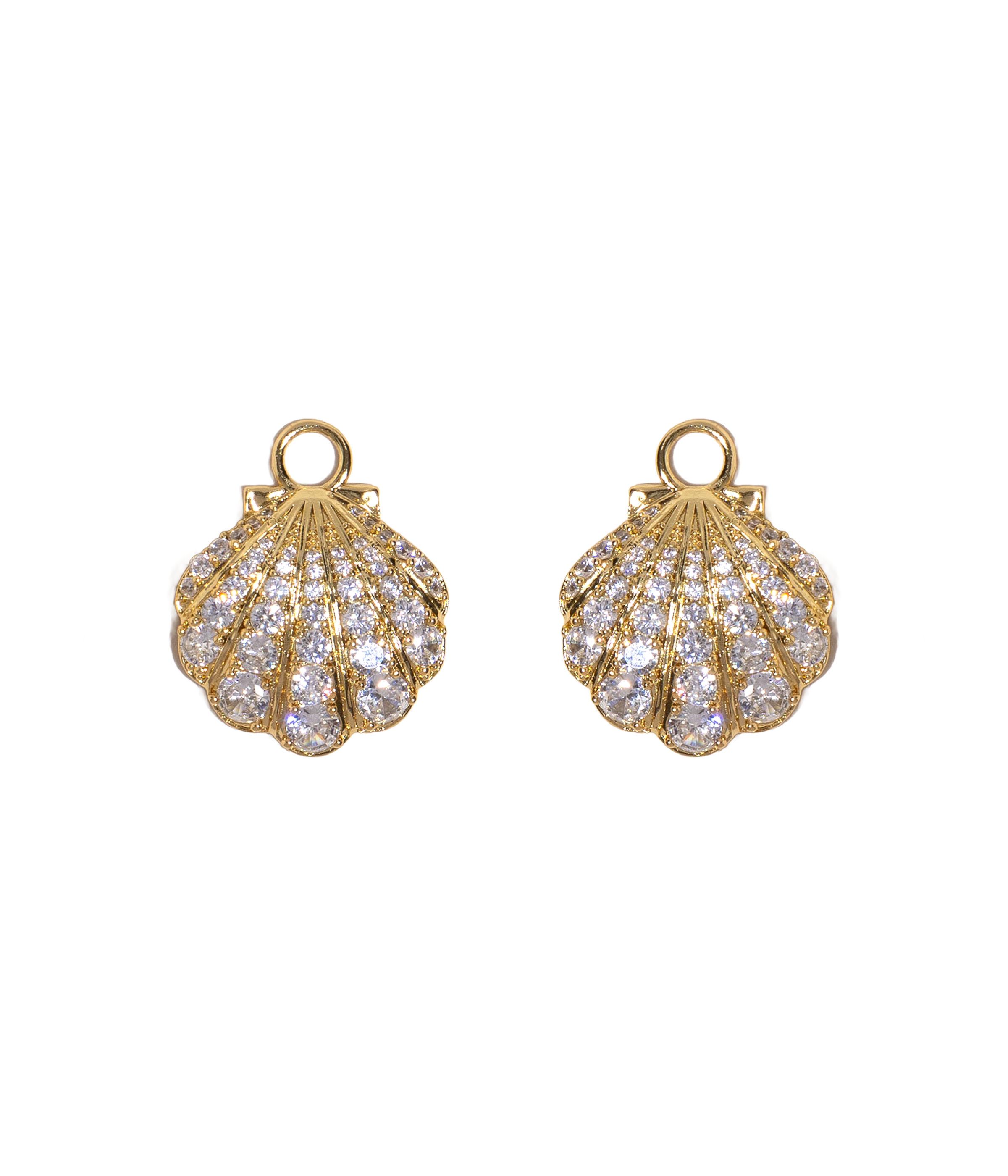 Darya Shell Huggie Charms