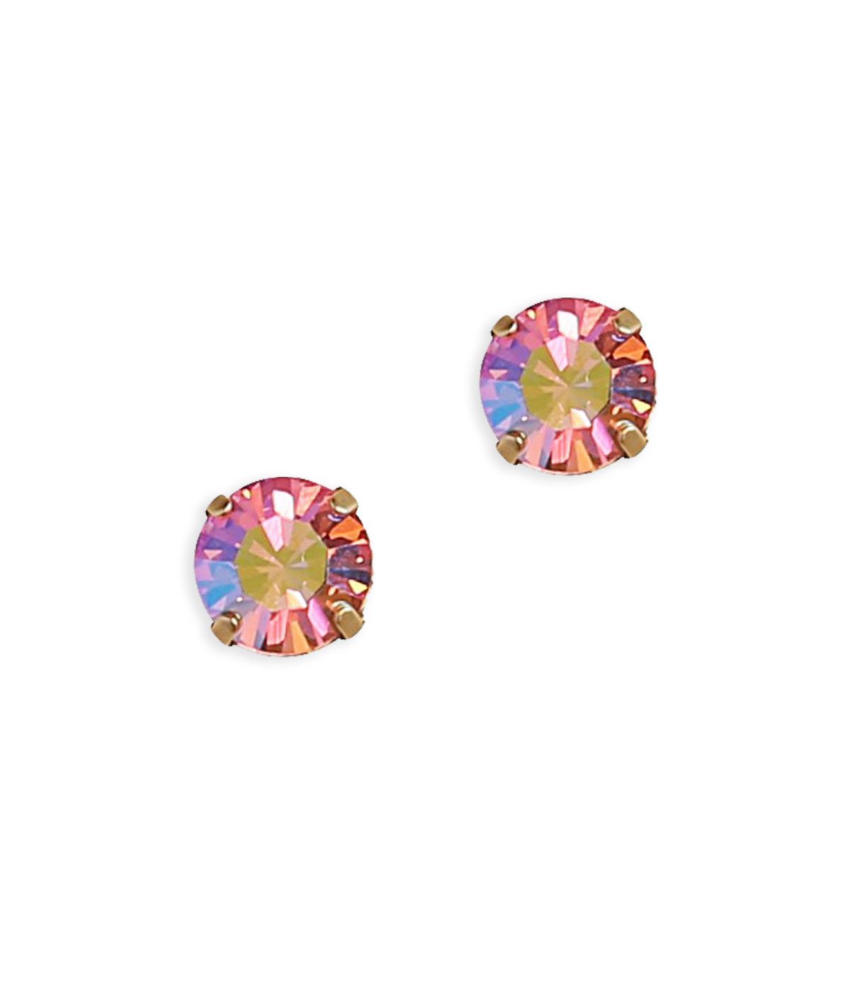 Kaylee Studs in Light Rose AB