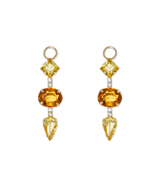 Light Topaz Huggie Charms