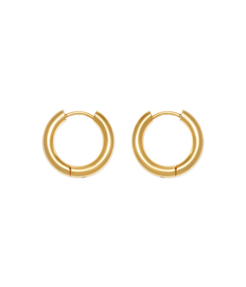 Huggie Hoops in Gold