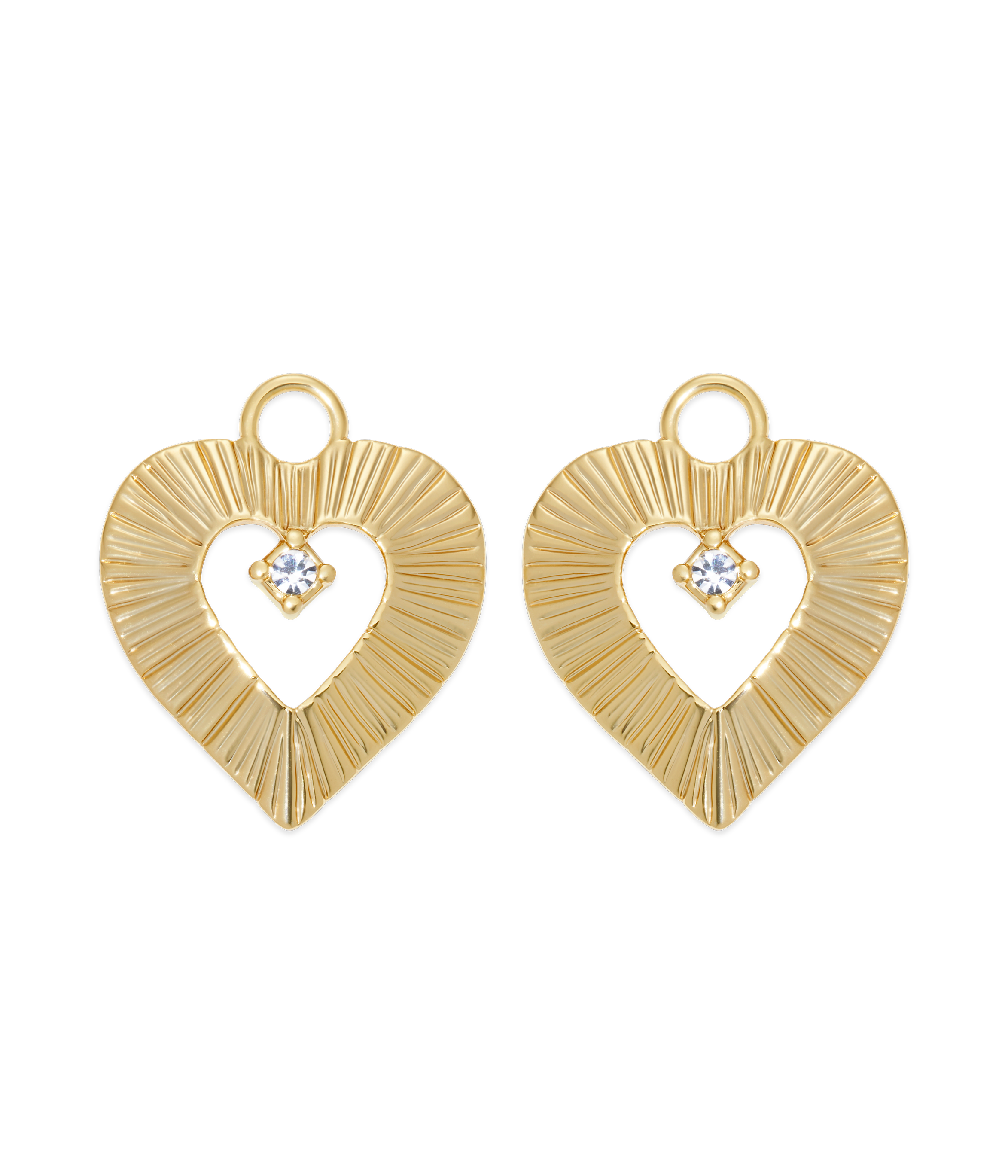 Heart Huggie Charms