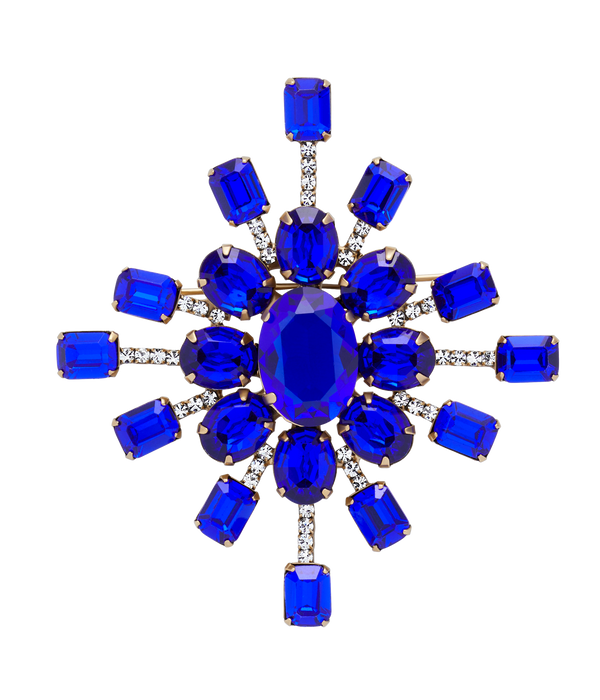 Indigo Brooch