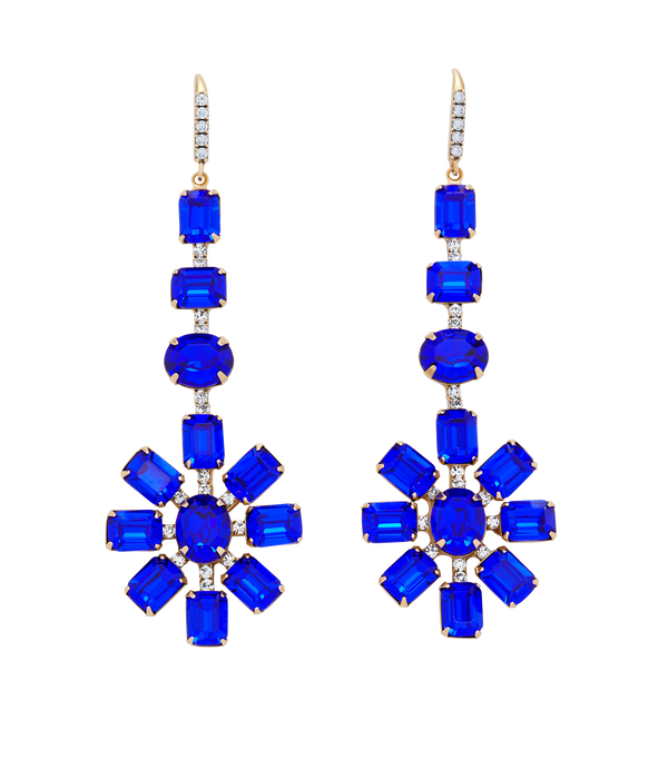 Indigo Statement Earrings