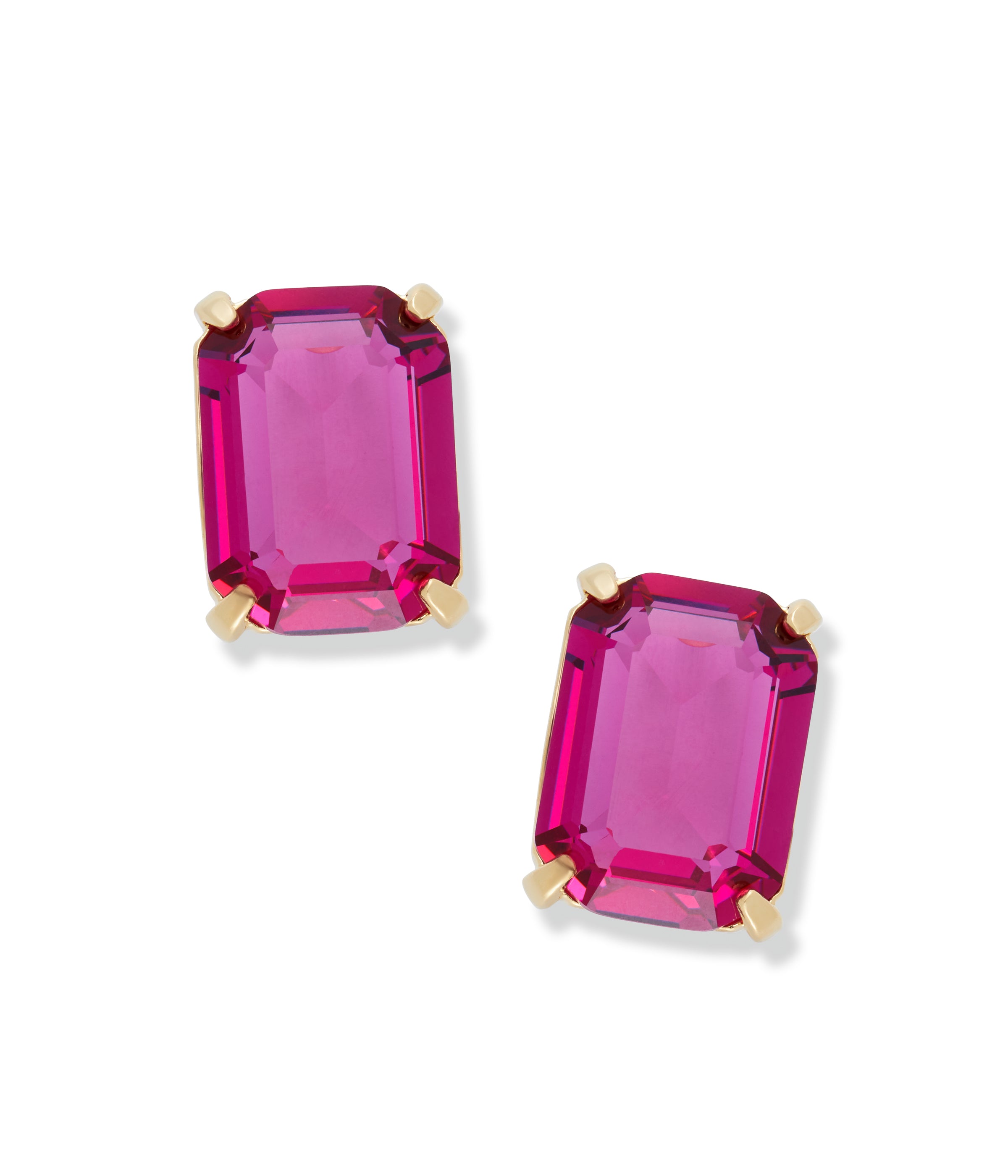 Socialite Studs in Fuchsia - Loren Hope