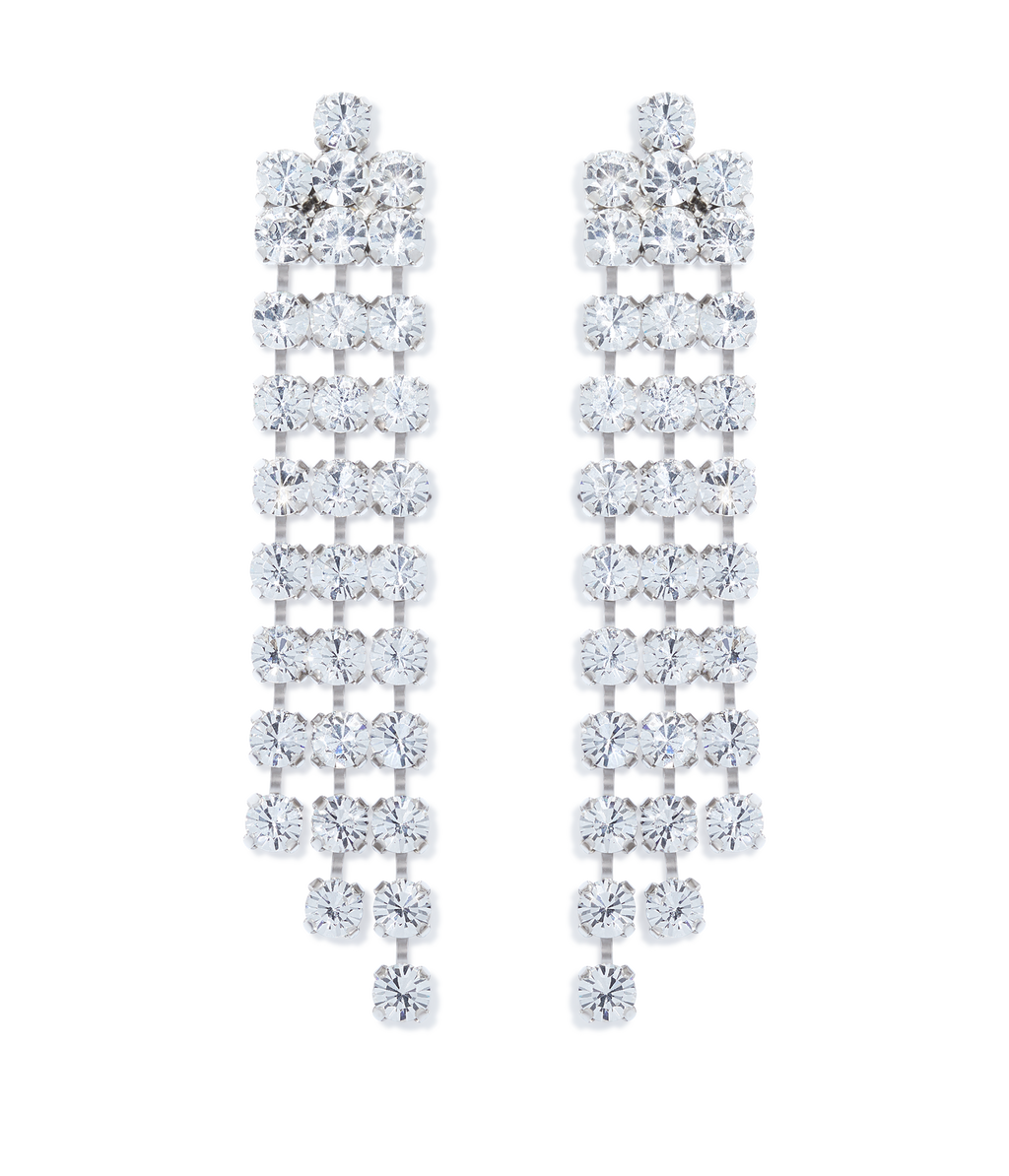 Estelle Chandelier Earrings in Crystal