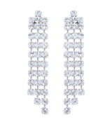 Estelle Chandelier Earrings in Crystal