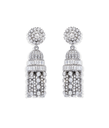 Dynasty Crystal Tassel Earrings