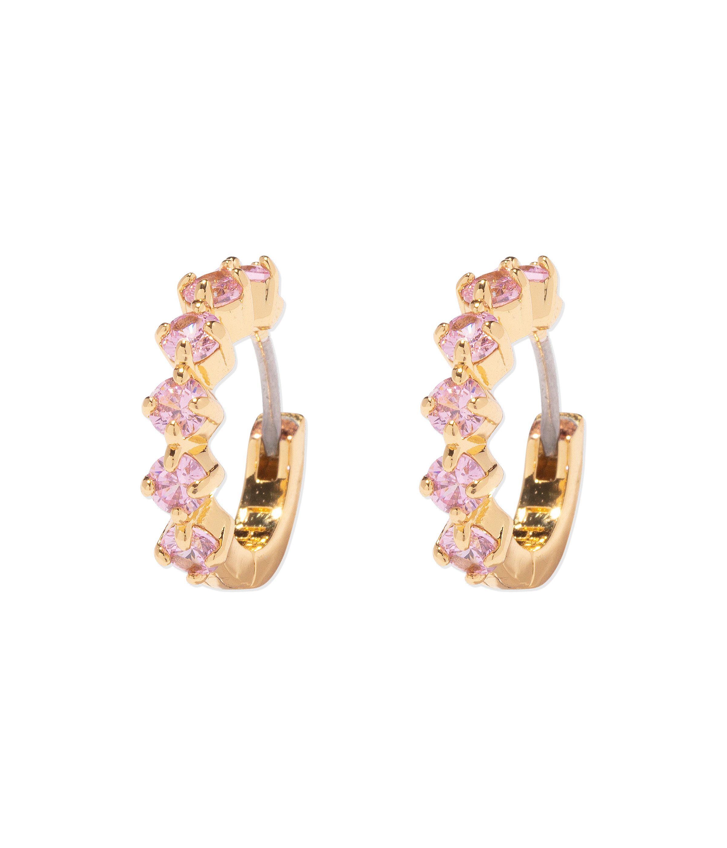 Moira Hoops in Light Rose