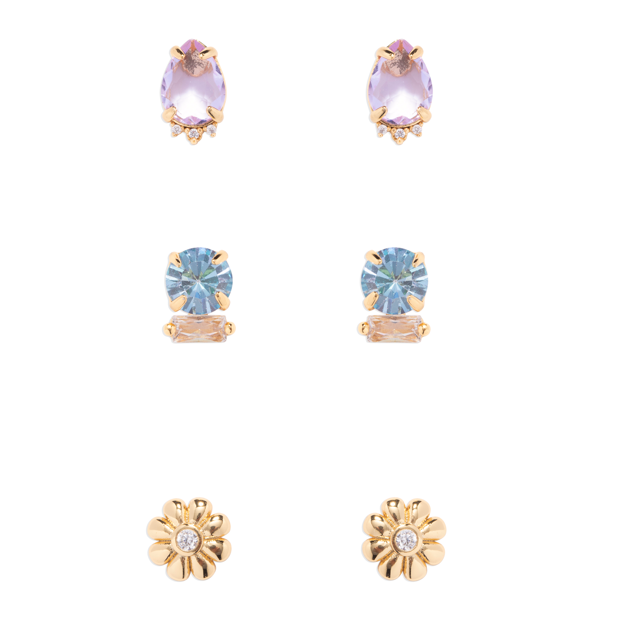 Bohème Stud Trio Set