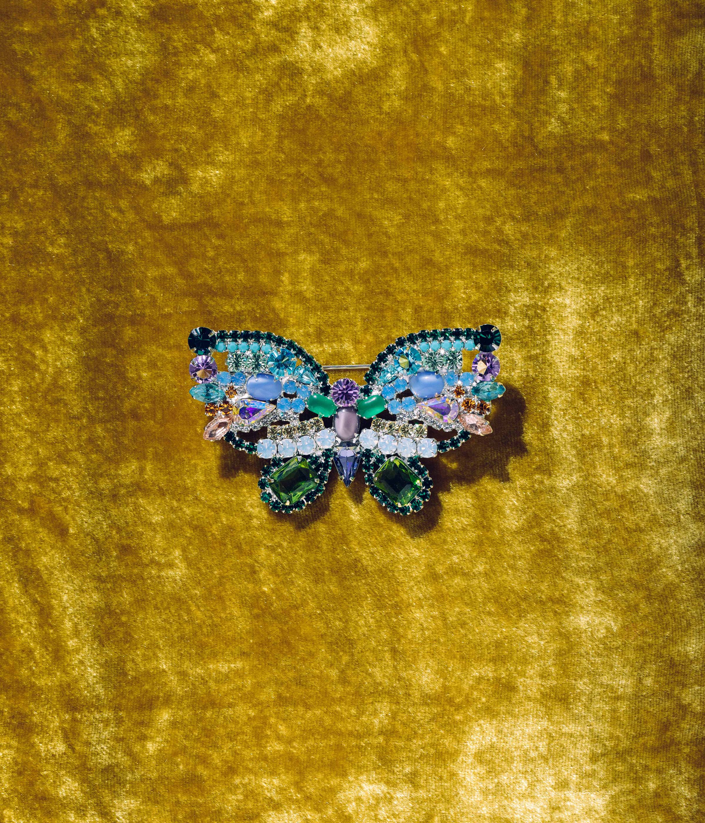 Butterfly in Violet / Emerald / Olivine - Limited Edition of 20