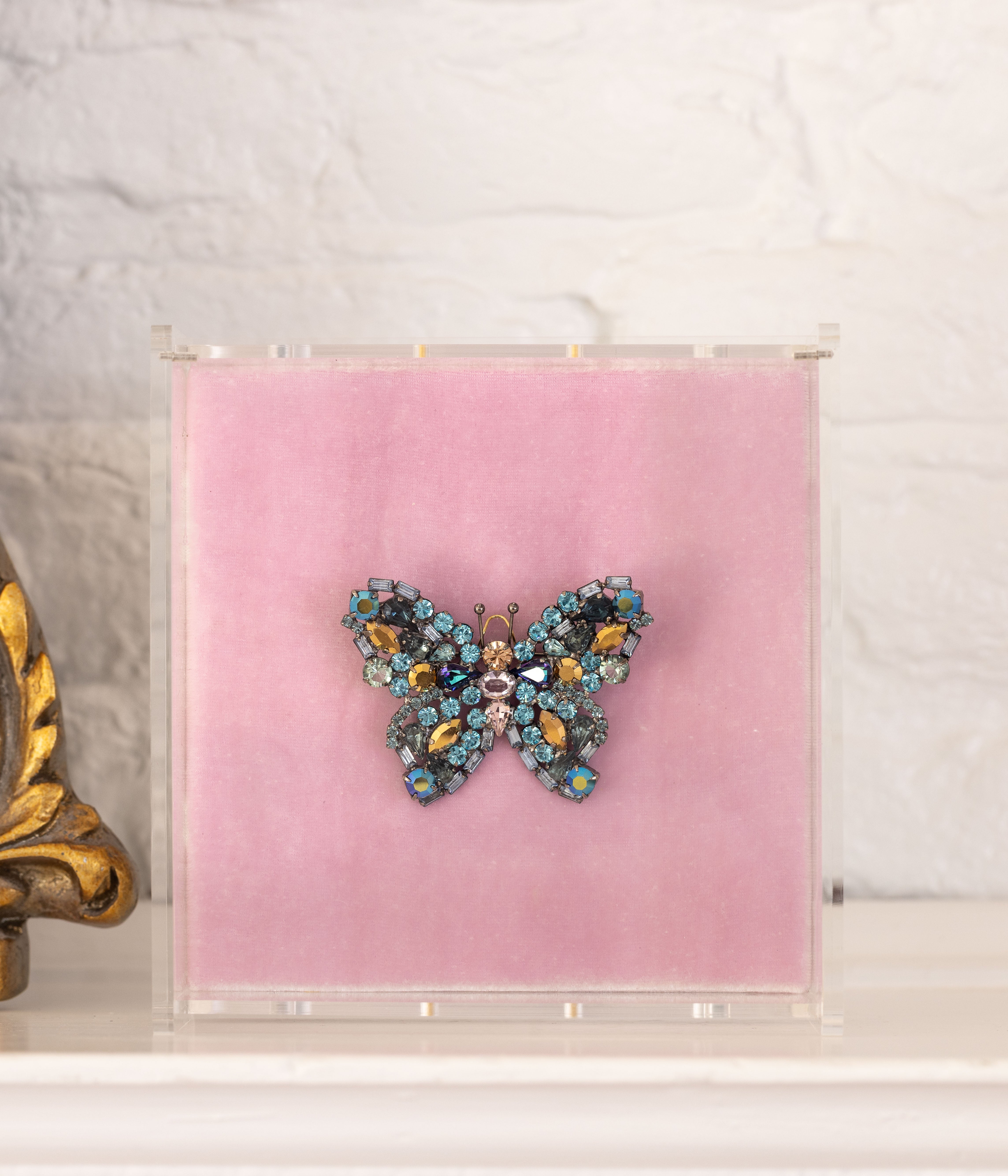 Small Butterfly in Aqua / Aurum / Rosaline