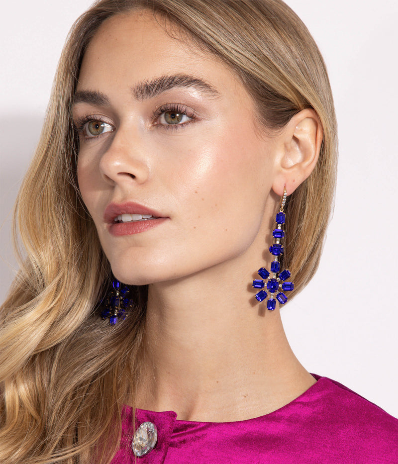 Indigo Statement Earrings