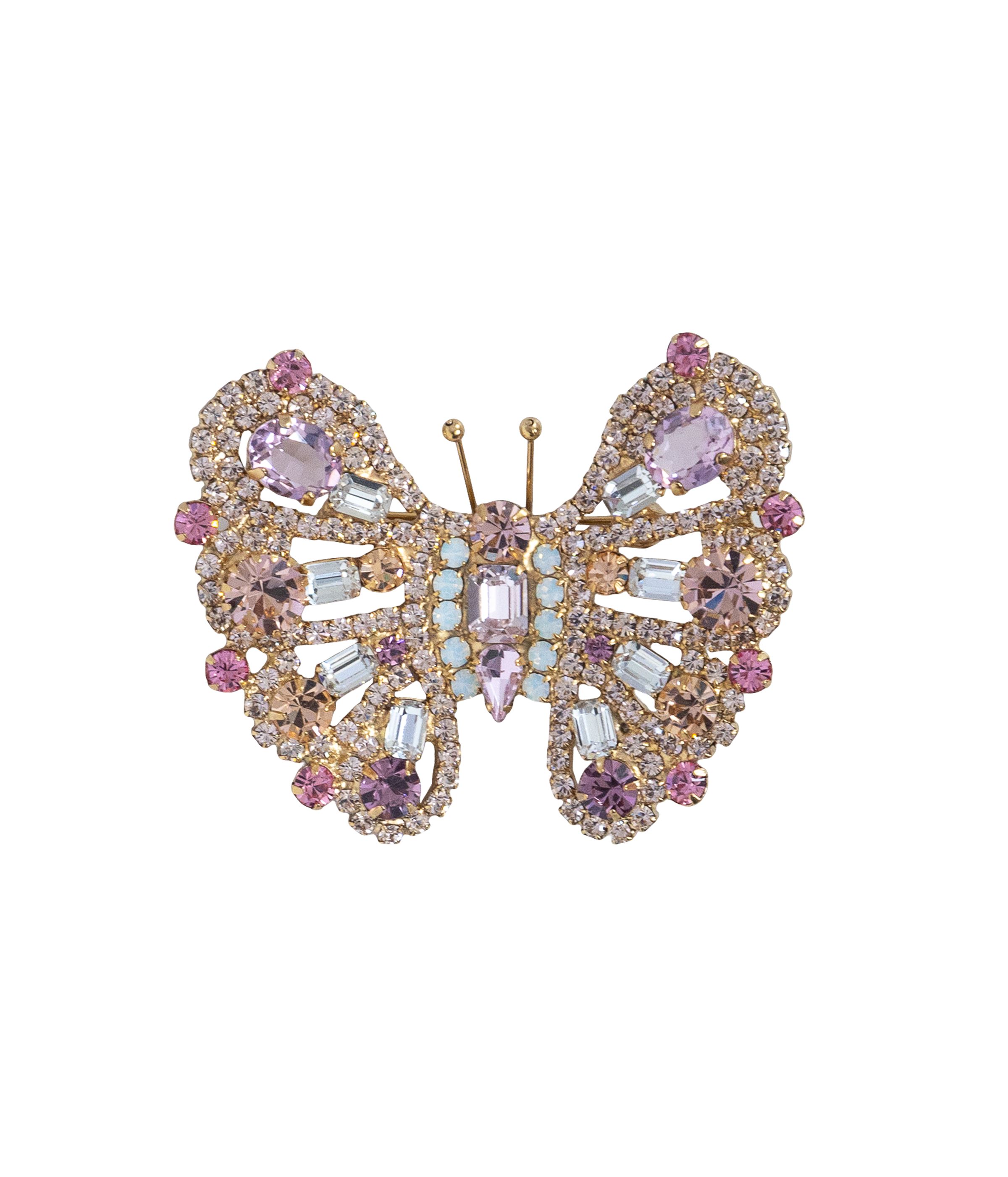 Small Butterfly in Light Amethyst / Light Peach / Rosaline