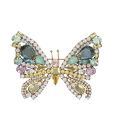Large Butterfly in Chrysolite / Jonquil / Montana