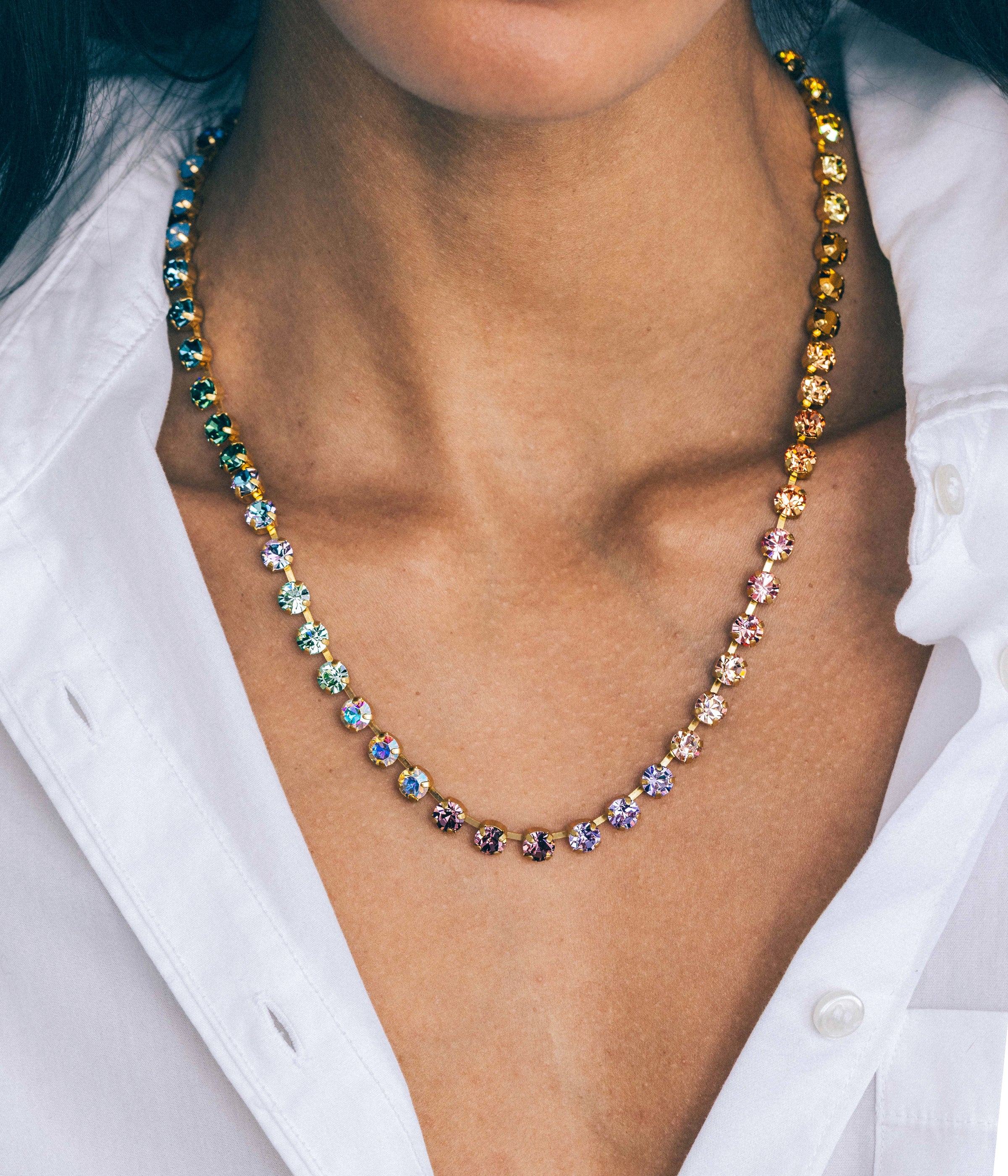 Milly Slider Necklace in Daydreamer Ombré - Loren Hope
