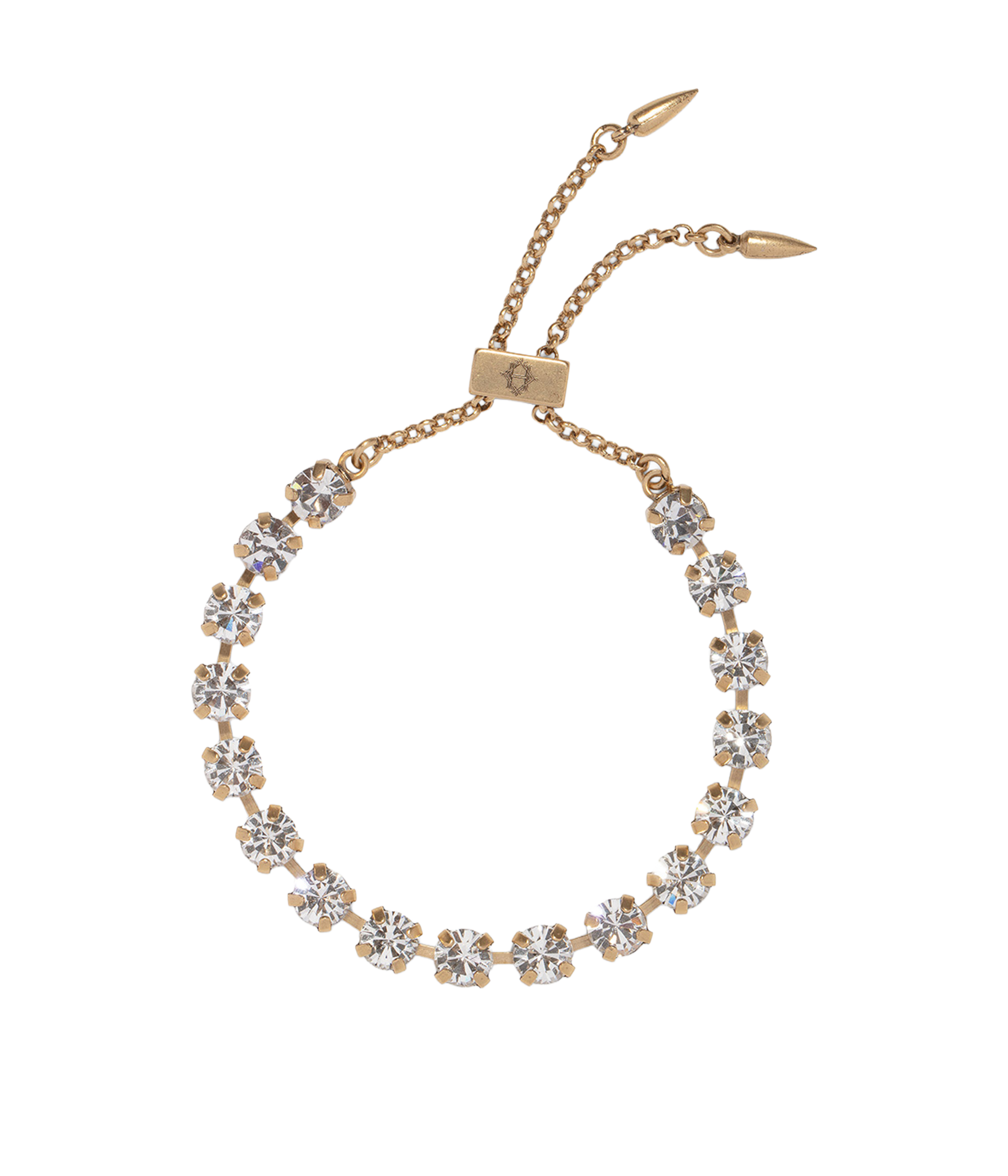 Milly Slider Bracelet in Crystal - Loren Hope